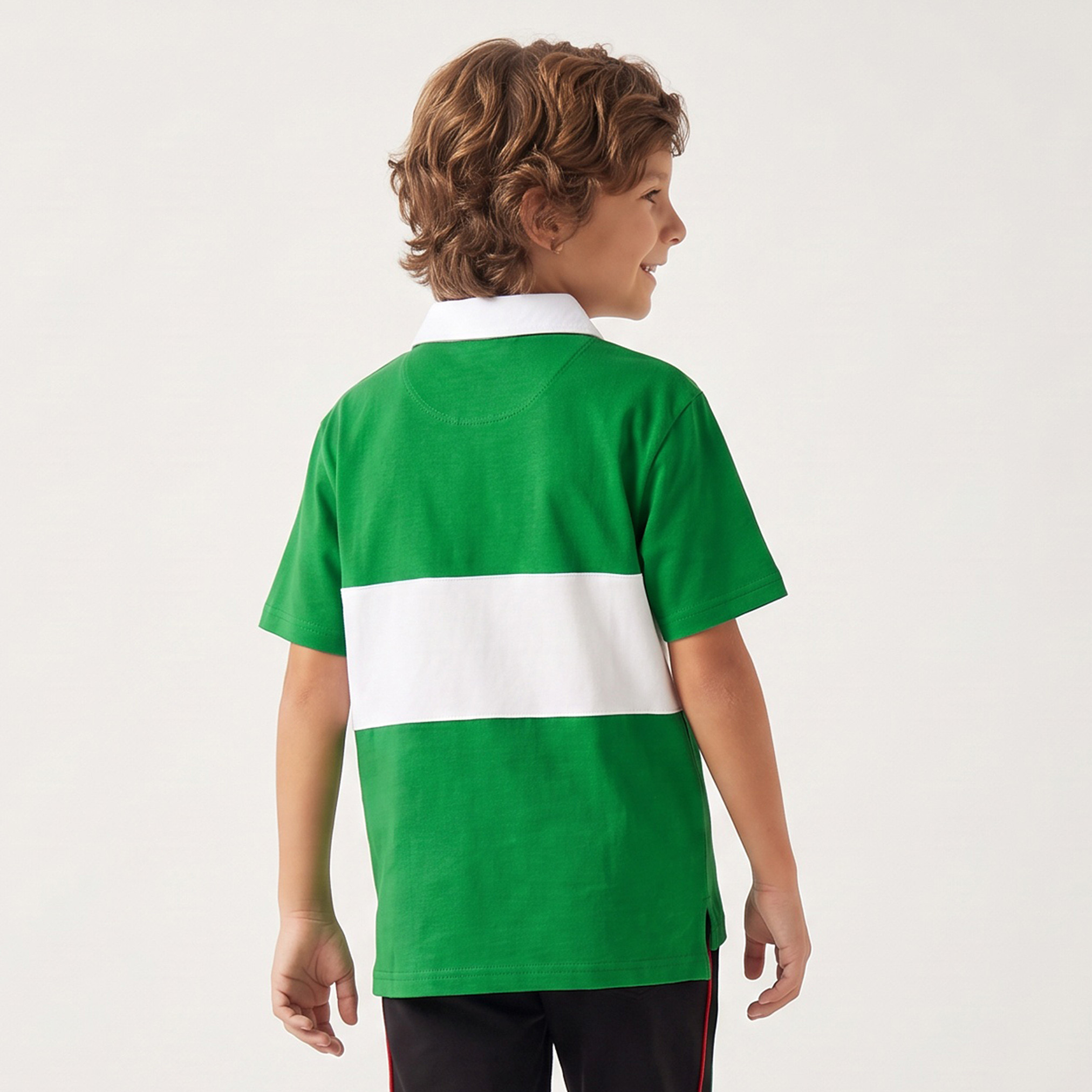 Juniors Collared Short Sleeves Polo T-shirt with UAE National Day Print-boys-clothing-tshirtsandpolos-image-3