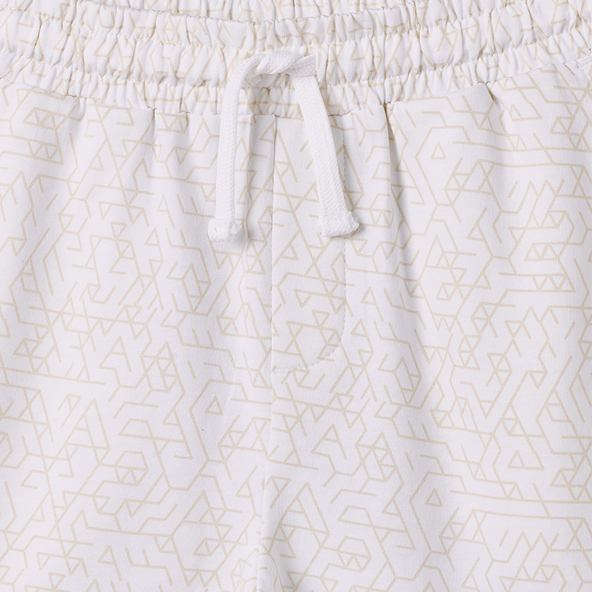 Juniors Knee Length Elasticated Drawstring Waist Shorts with KSA National Day Print-boys-clothing-bottoms-shorts-image-4