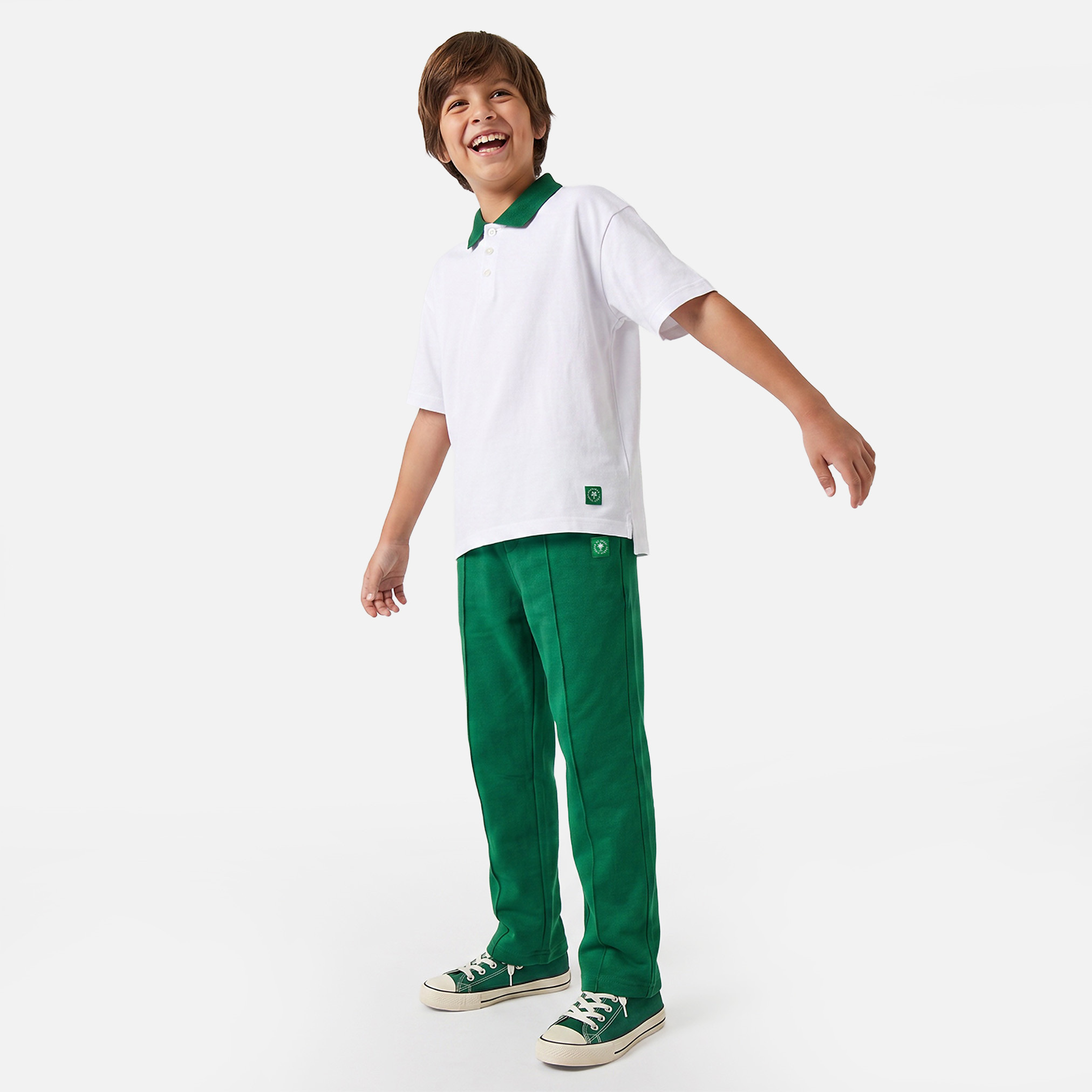 Juniors Elasticated Drawstring Waist Track Pants with Pintuck Accent-boys-clothing-bottoms-joggersandtrackpants-image-5