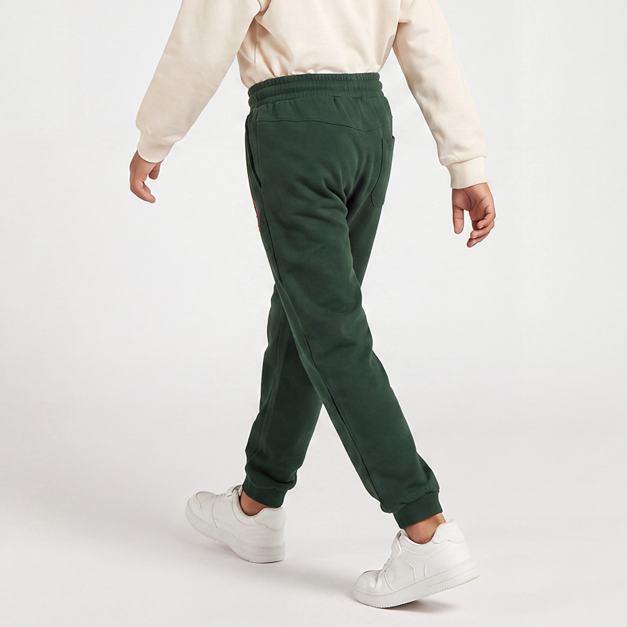 Juniors Elasticated Drawstring Waist Joggers with Gaming Print-boys-clothing-bottoms-joggers-image-3