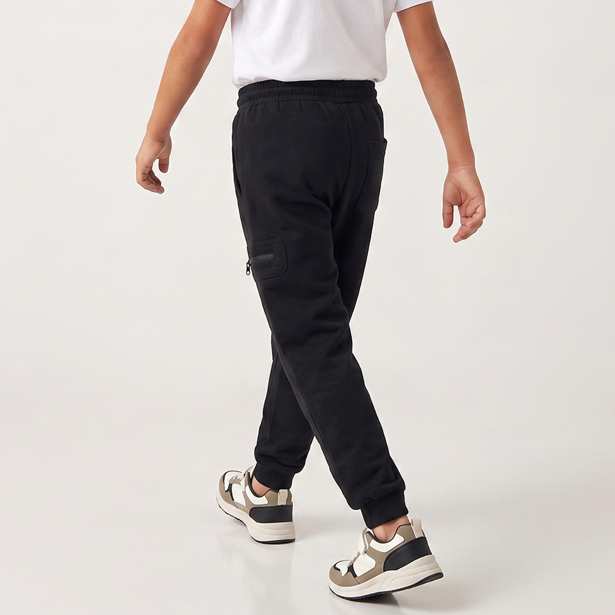 بنطلون رياضي بخصر برباط وجيوب من جونيورز-boys-clothing-bottoms-joggersandtrackpants-image-3