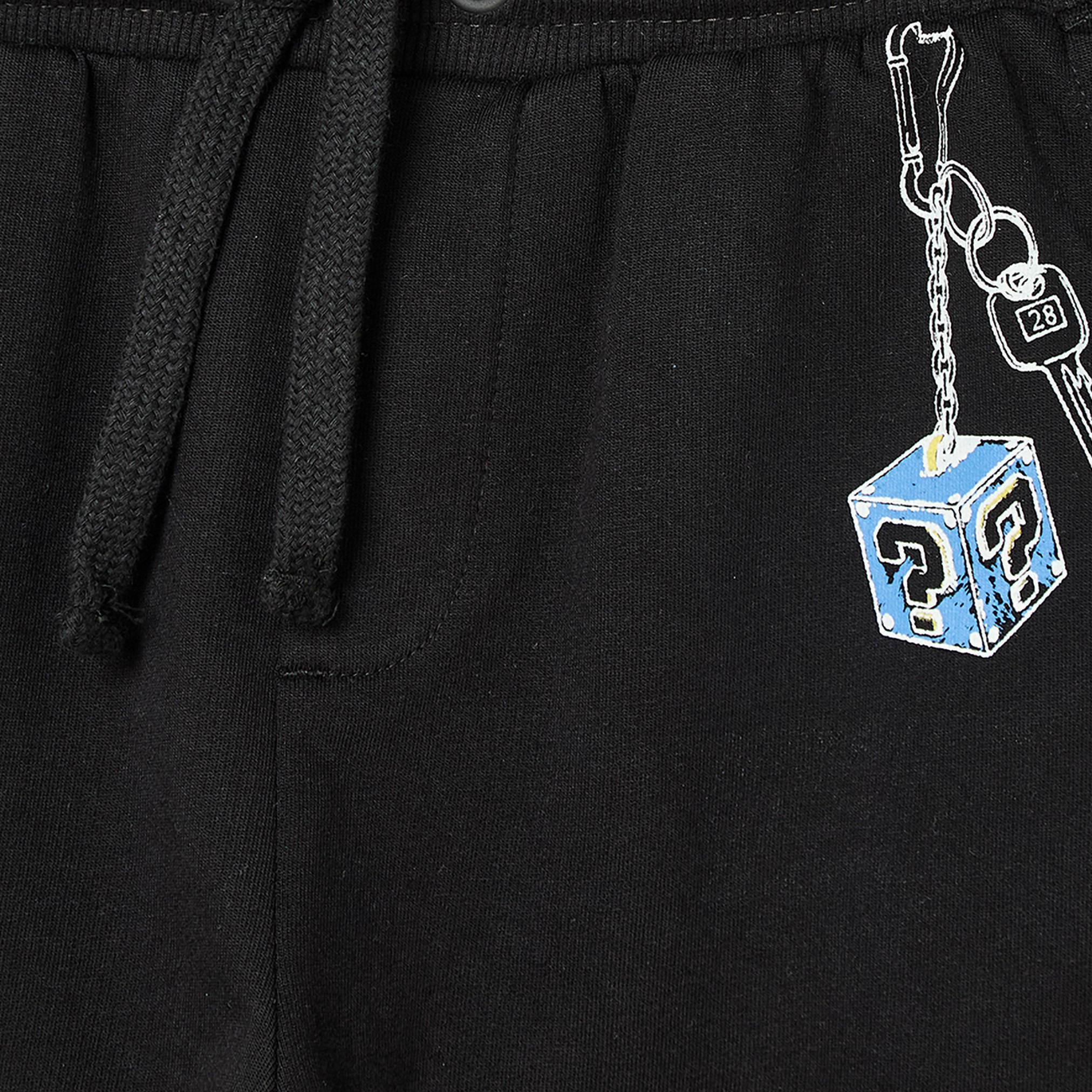 بنطلون رياضي بخصر مطاطي ورباط بطبعة جرافيك من جونيورز-boys-clothing-bottoms-joggersandtrackpants-image-5