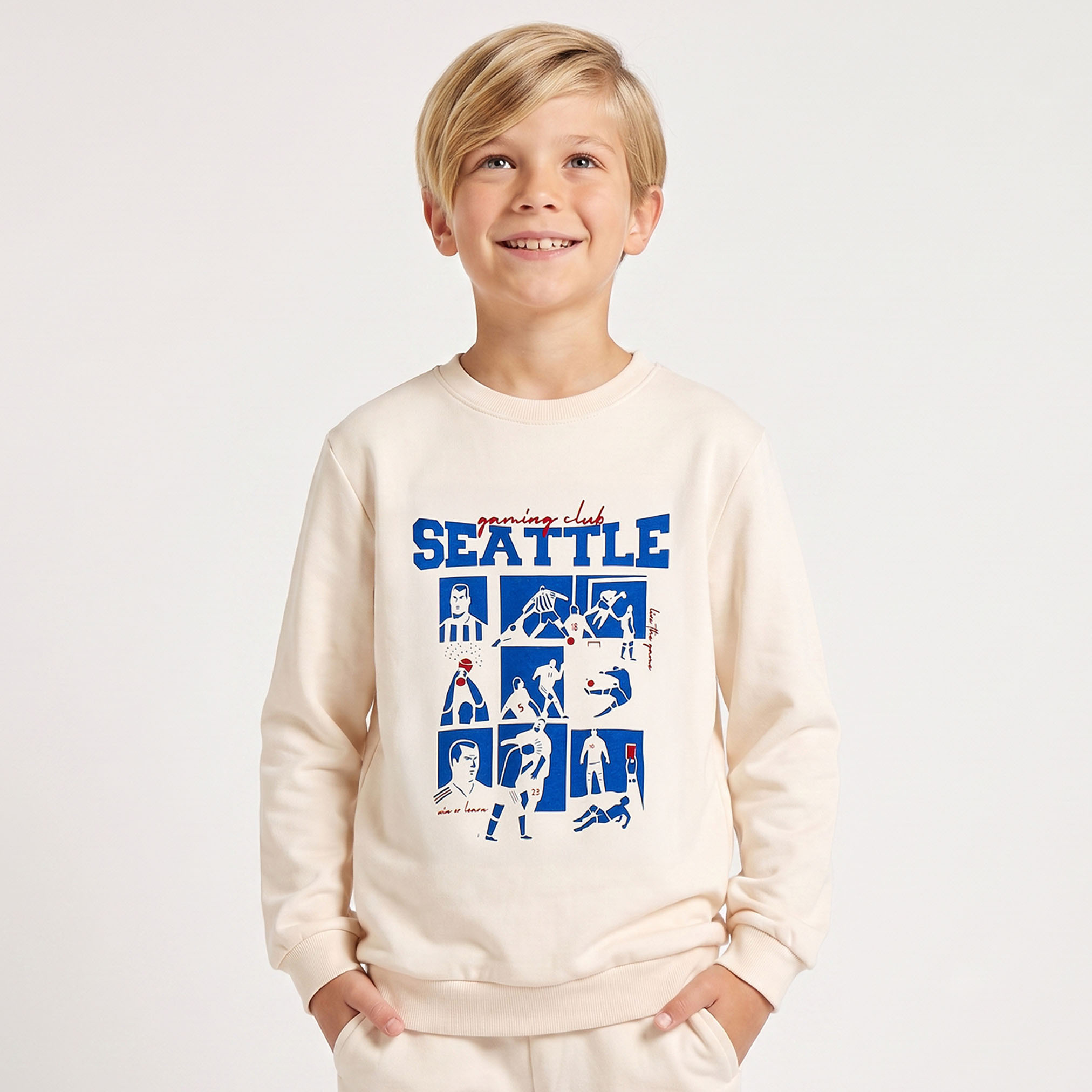 سويت شيرت بأكمام طويلة وطبعات من جونيورز-boys-clothing-winterwear-sweatshirts-image-1