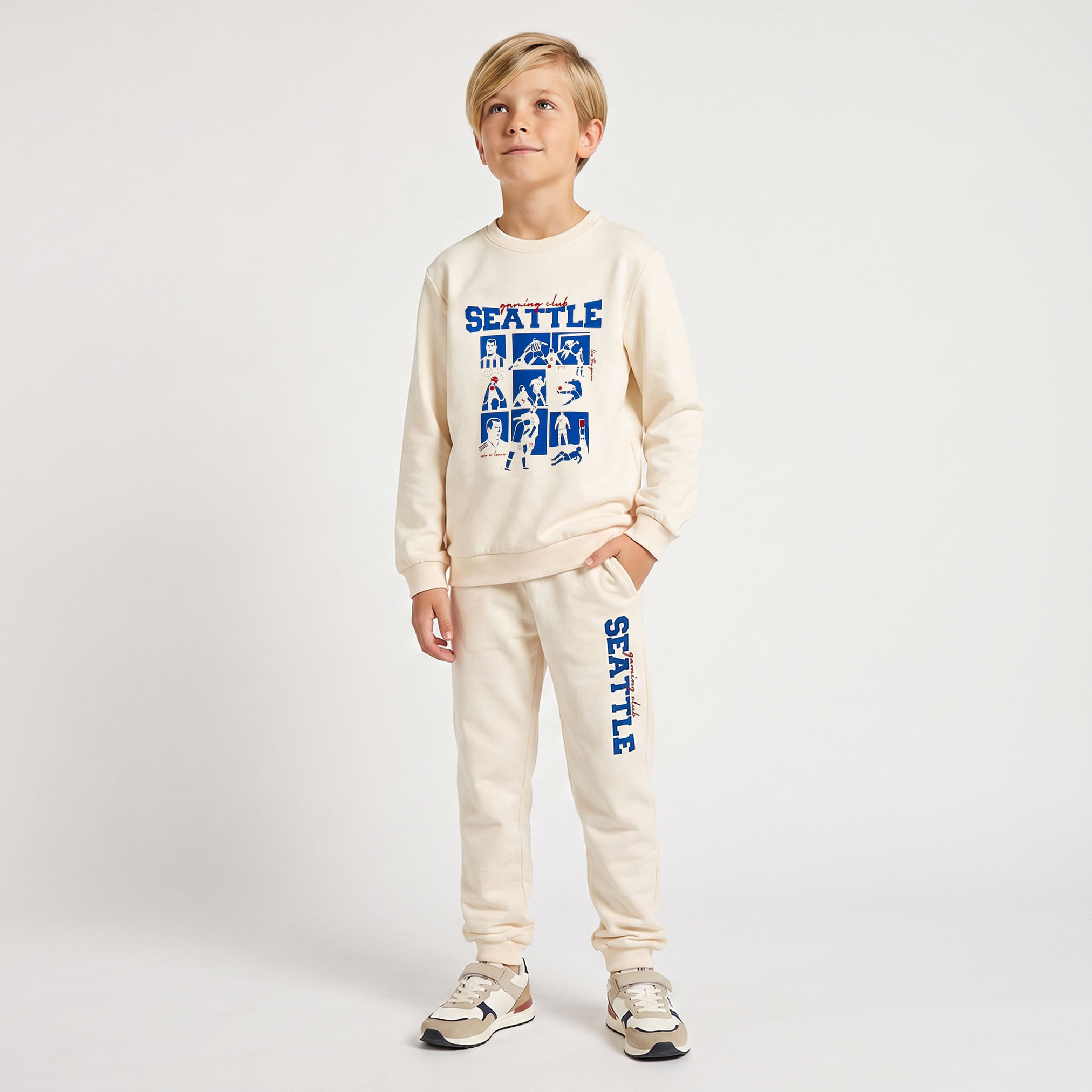 سويت شيرت بأكمام طويلة وطبعات من جونيورز-boys-clothing-winterwear-sweatshirts-image-2