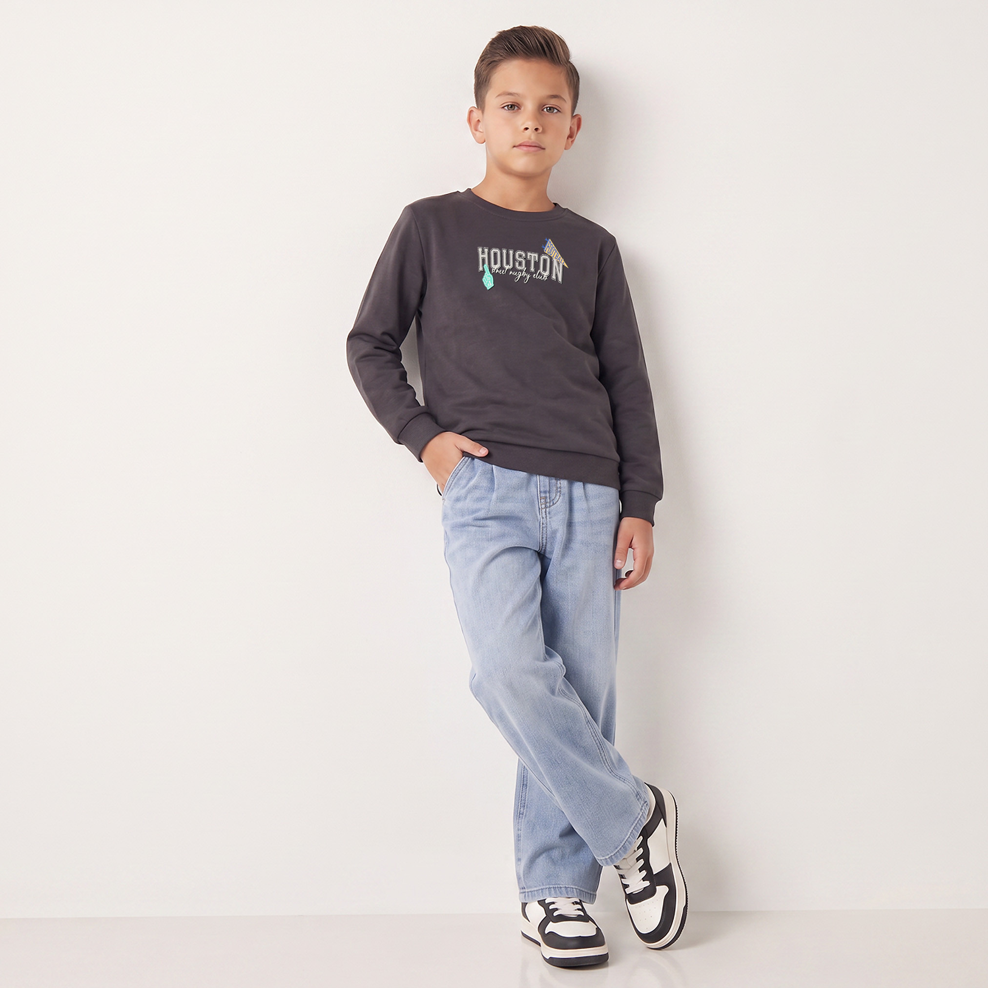 سويت شيرت بياقة ضيقة وطبعات من جونيورز-boys-clothing-winterwear-sweatshirts-image-3