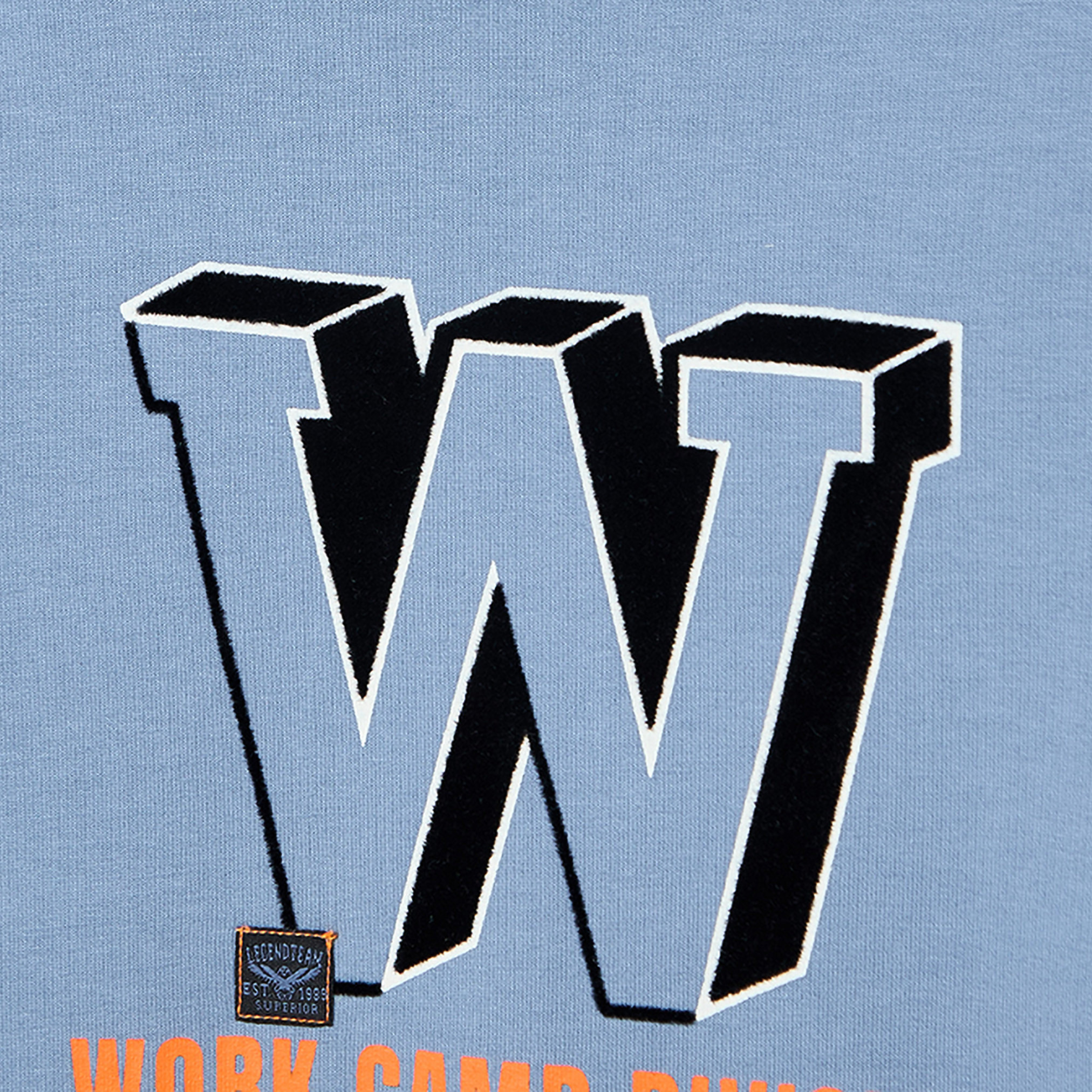Juniors Crew Neck Sweatshirt with Letter Print-boys-clothing-winterwear-sweatshirts-image-4