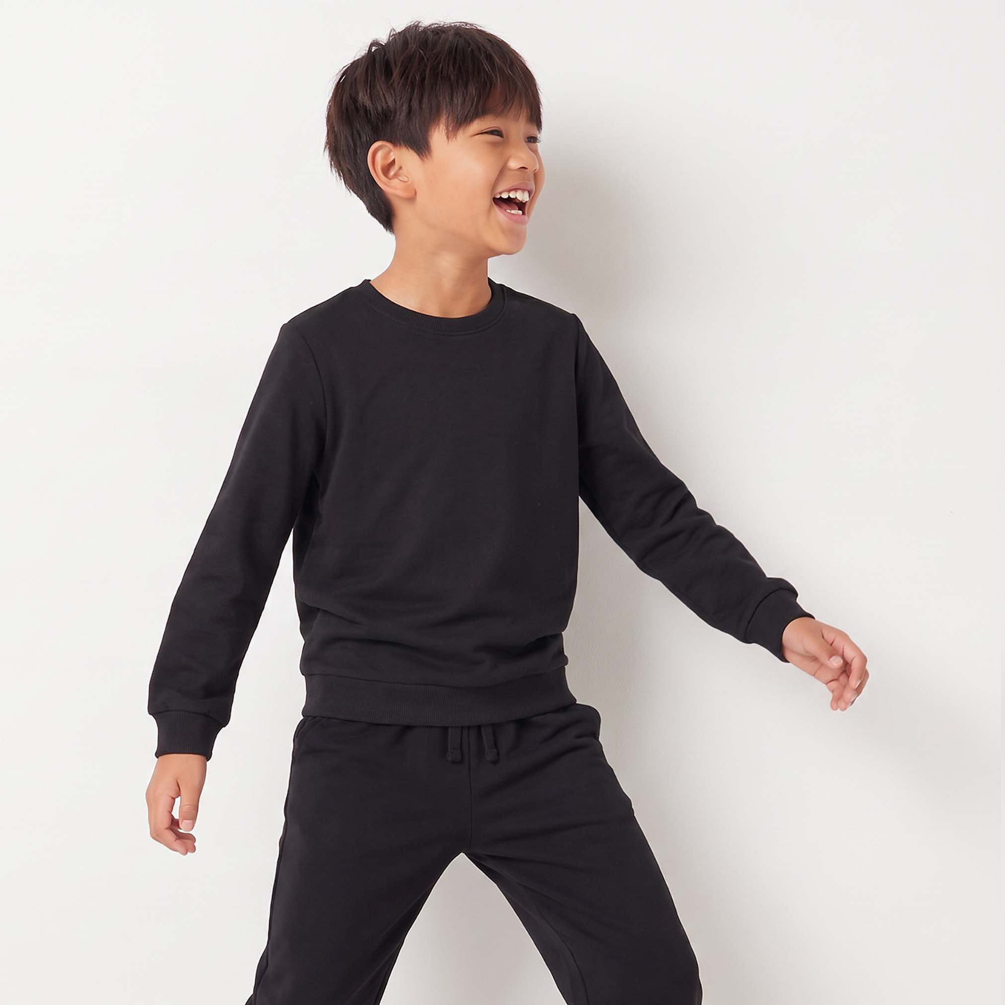 طقم سويت شيرت بياقة ضيقة 3 قطع من جونيورز-boys-clothing-winterwear-sweatshirts-image-4