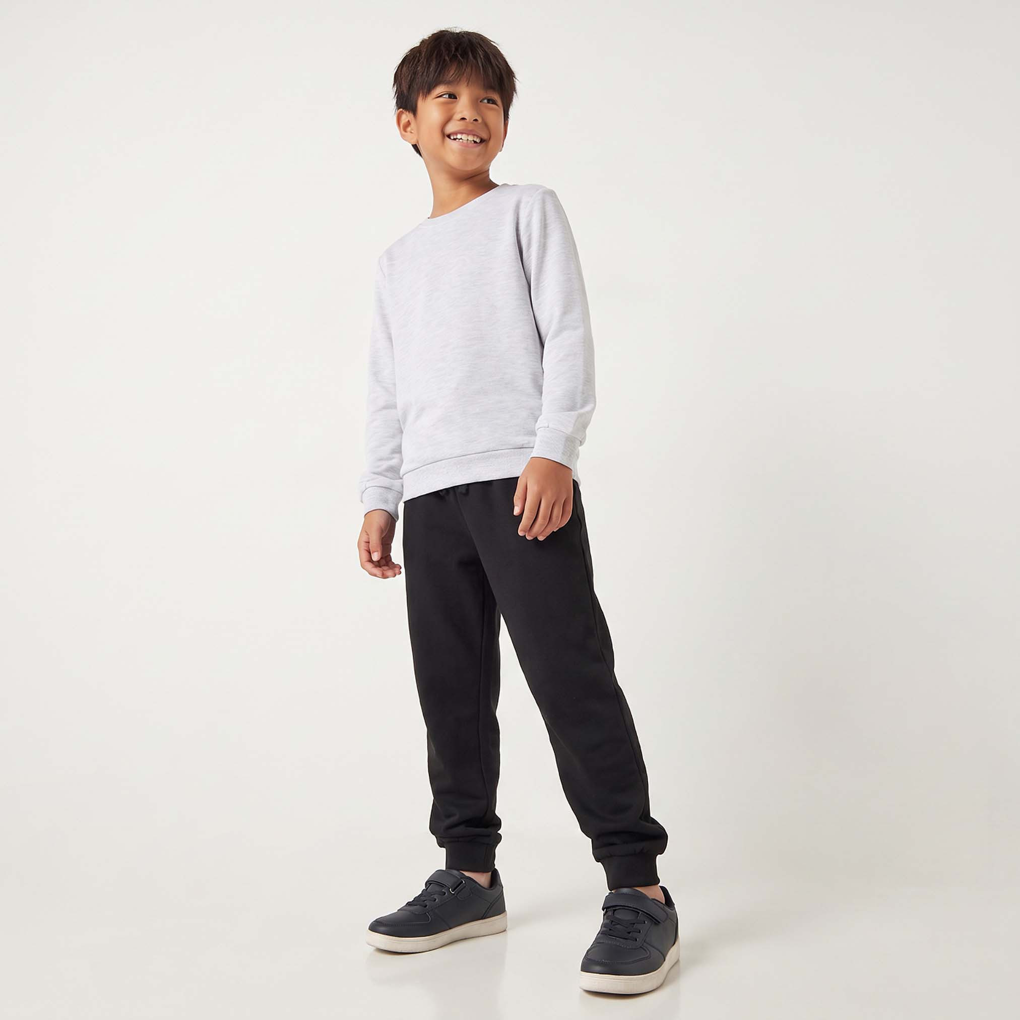 طقم سويت شيرت بياقة ضيقة 3 قطع من جونيورز-boys-clothing-winterwear-sweatshirts-image-6