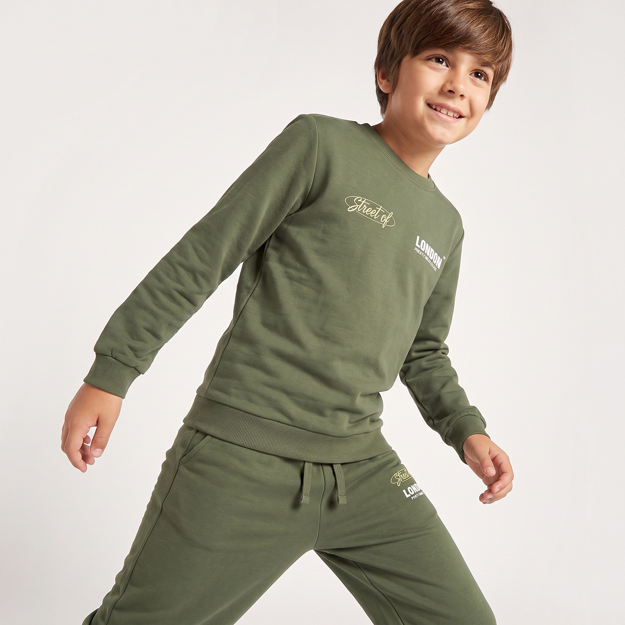 Juniors Crew Neck Sweatshirt-boys-clothing-winterwear-sweatshirts-image-1