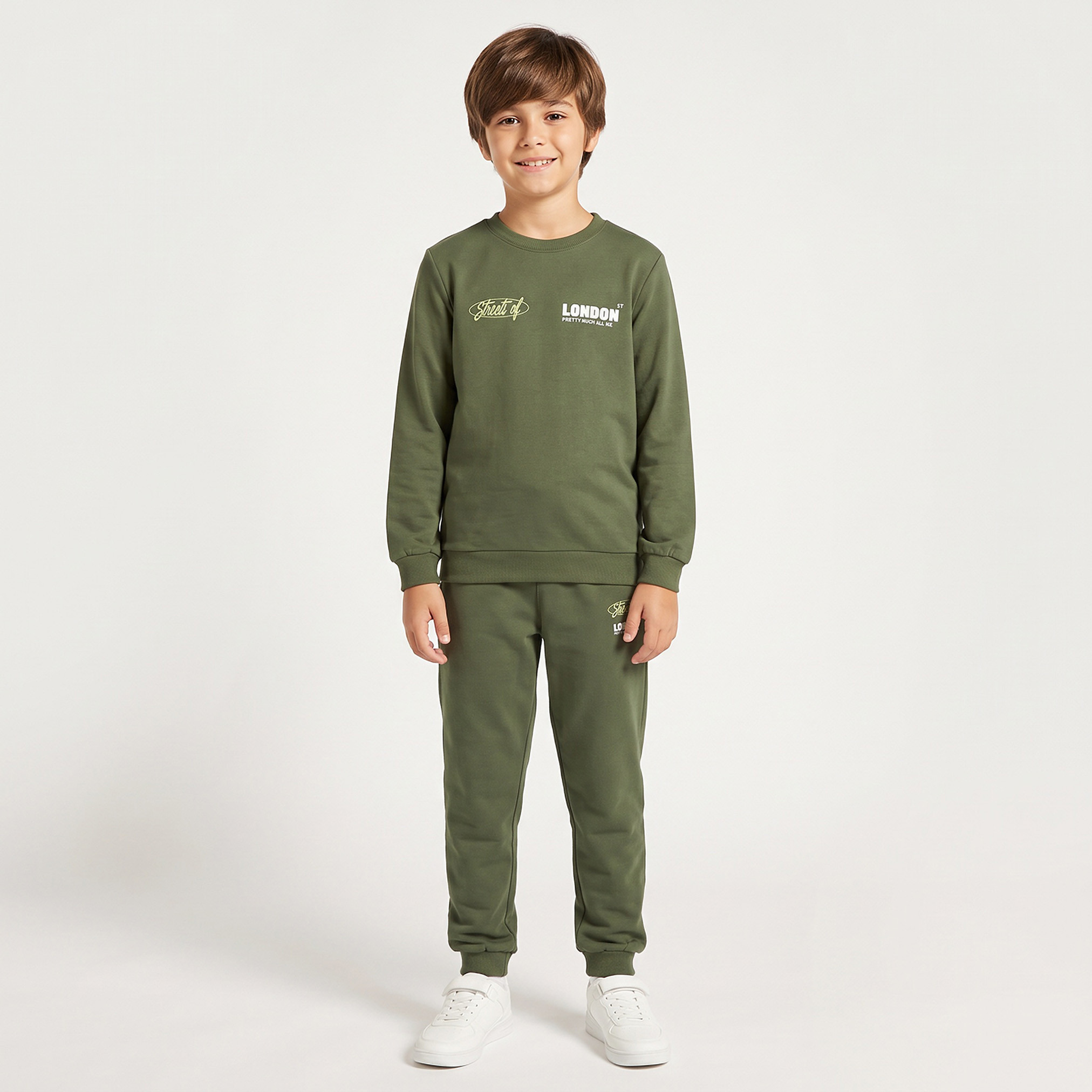 Juniors Crew Neck Sweatshirt-boys-clothing-winterwear-sweatshirts-image-2