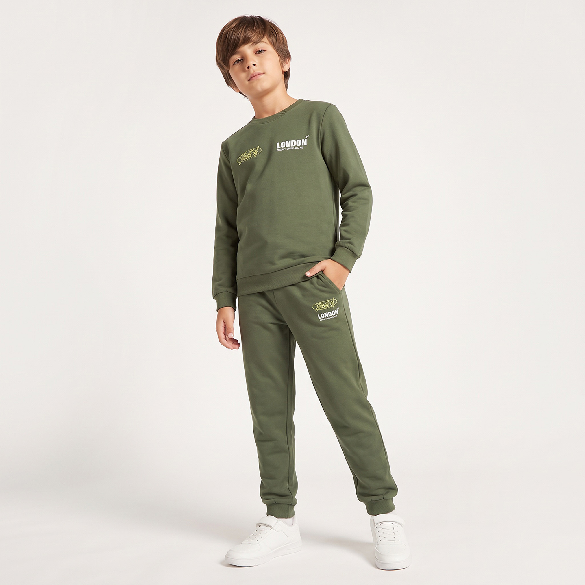 Juniors Crew Neck Sweatshirt-boys-clothing-winterwear-sweatshirts-image-5