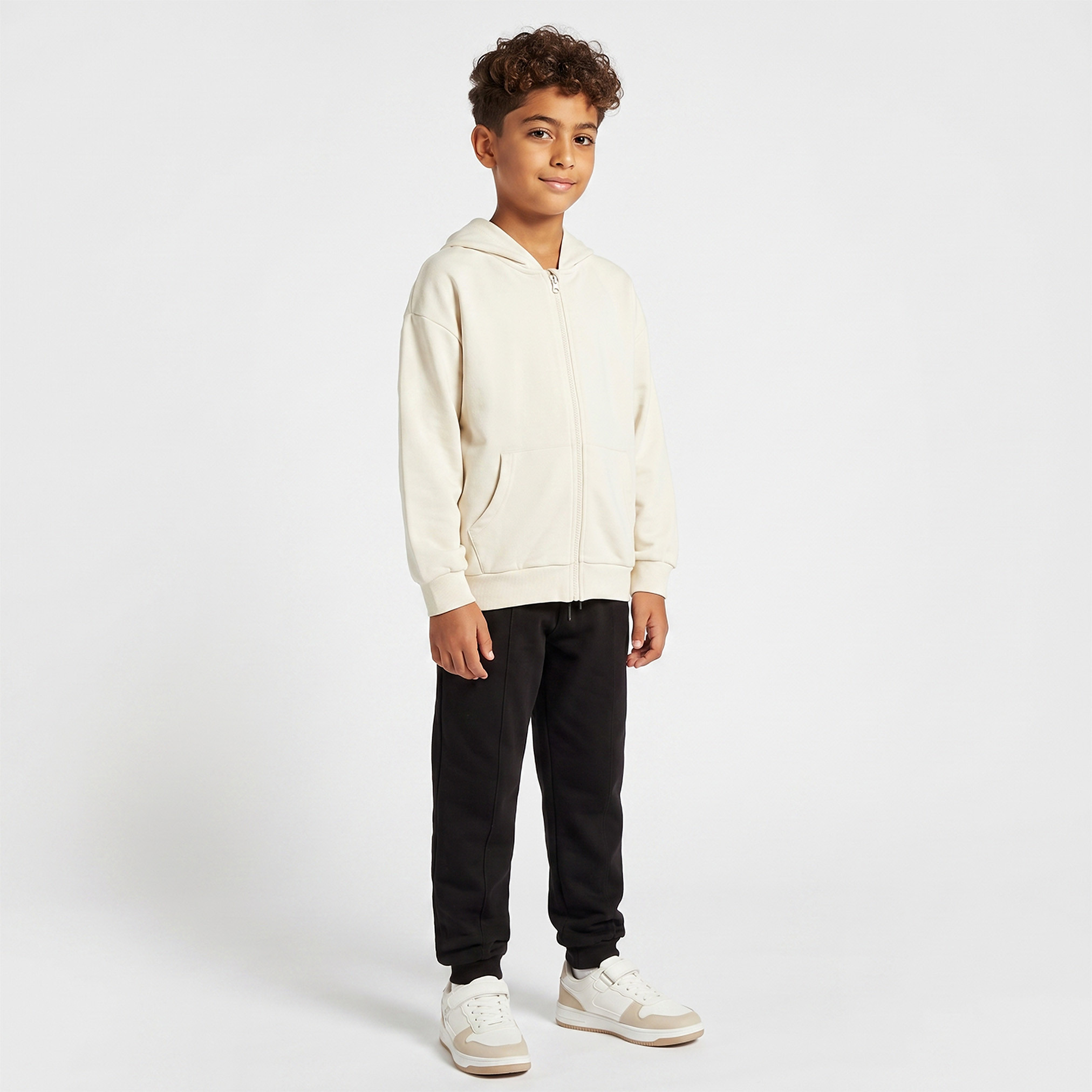 هودي بأكمام طويلة وسحاب إغلاق من جونيورز-boys-clothing-winterwear-sweatshirts-image-2