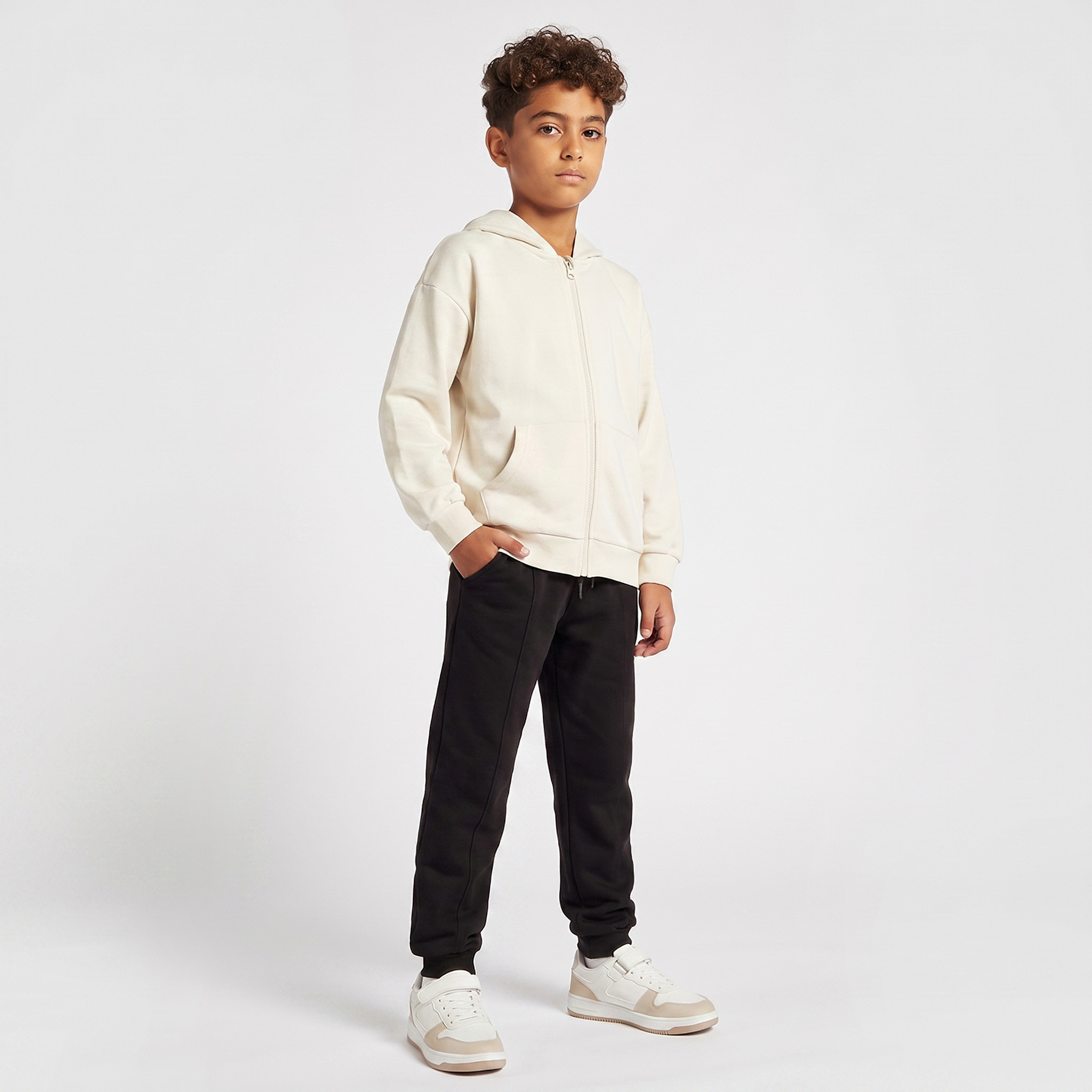 هودي بأكمام طويلة وسحاب إغلاق من جونيورز-boys-clothing-winterwear-sweatshirts-image-4