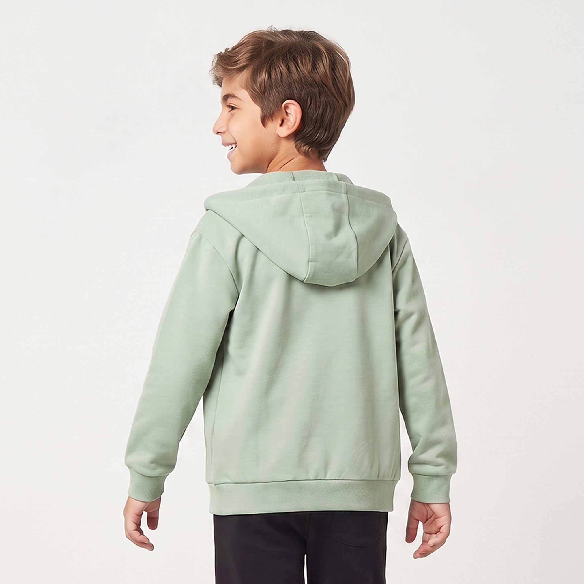 هودي بسحاب وأكمام طويلة من جونيورز-boys-clothing-winterwear-sweatshirts-image-3