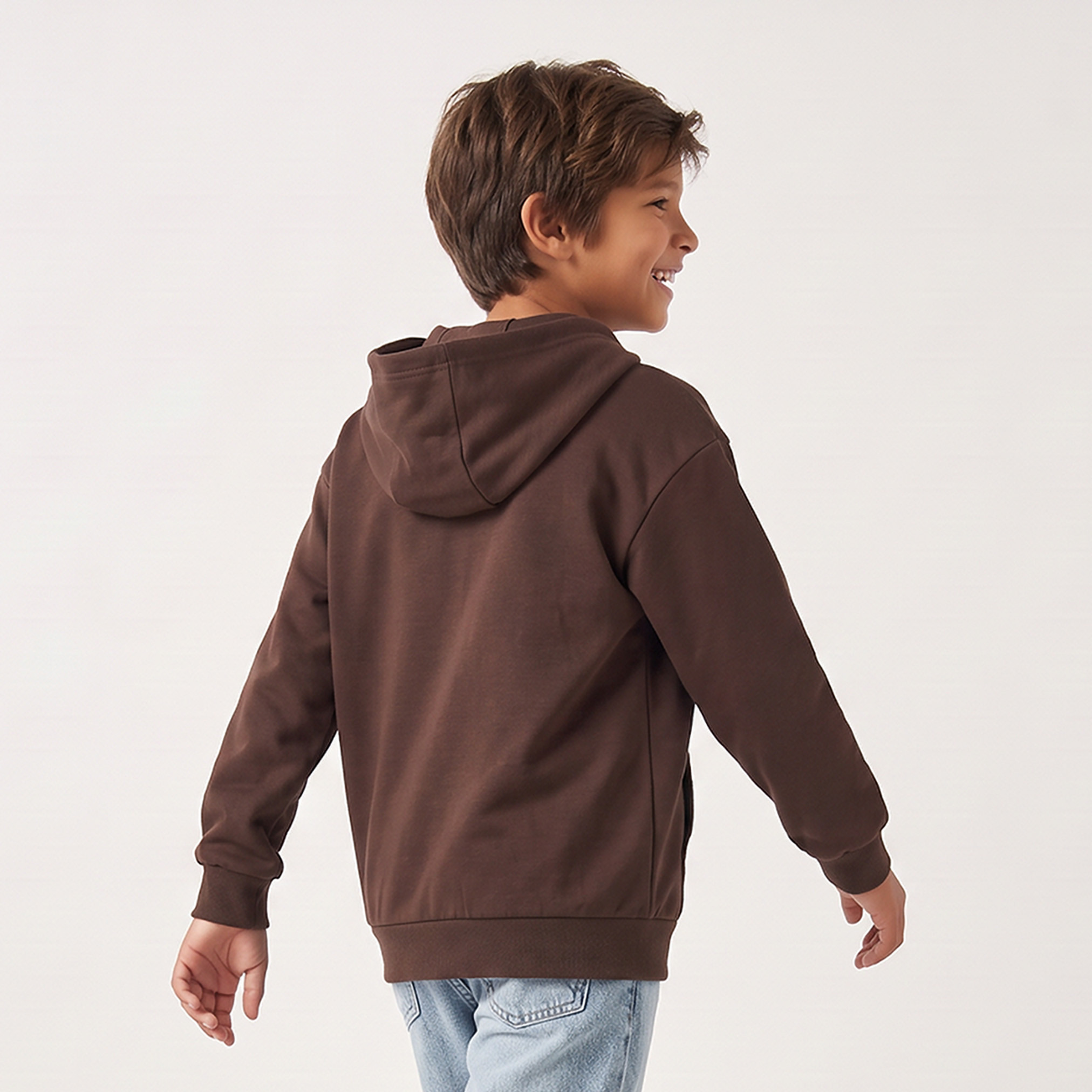هودي بأكمام طويلة وجيب كنغر من جونيورز-boys-clothing-winterwear-sweatshirts-image-2