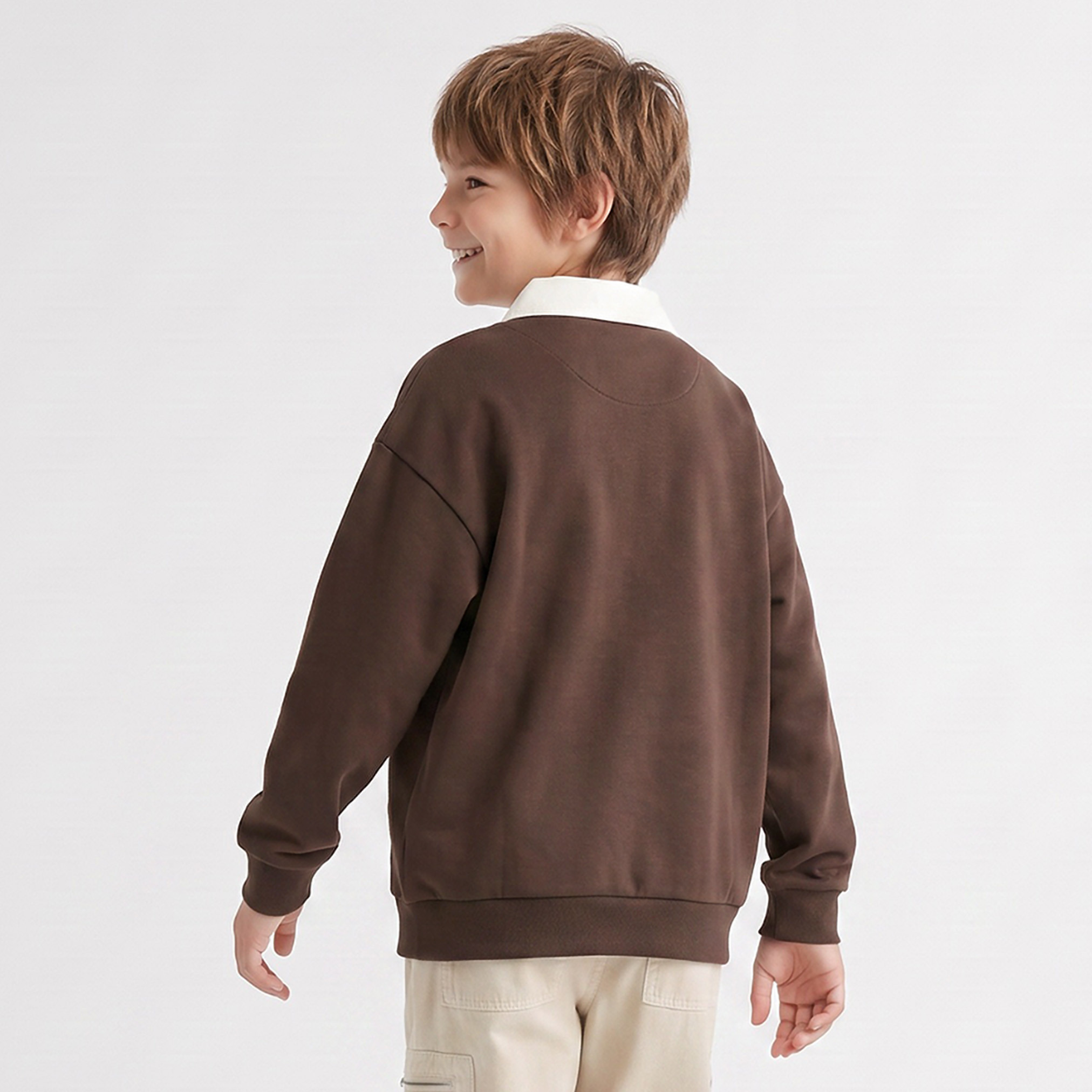 سويت شيرت بياقة وأكمام طويلة من جونيورز-boys-clothing-winterwear-sweatshirts-image-2