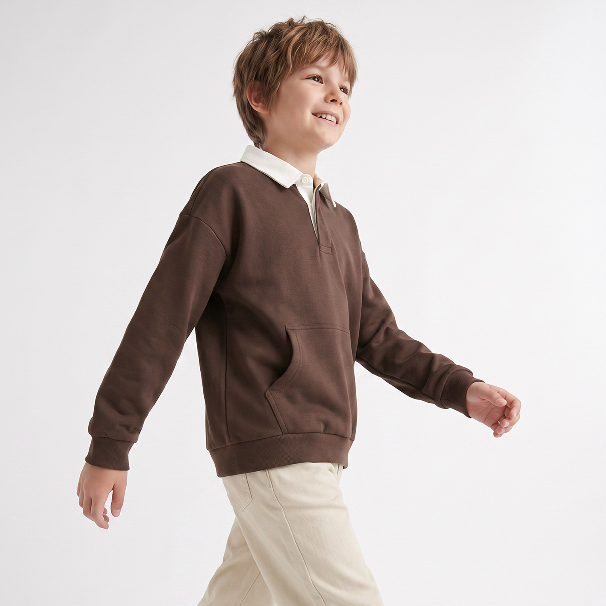 سويت شيرت بياقة وأكمام طويلة من جونيورز-boys-clothing-winterwear-sweatshirts-image-5