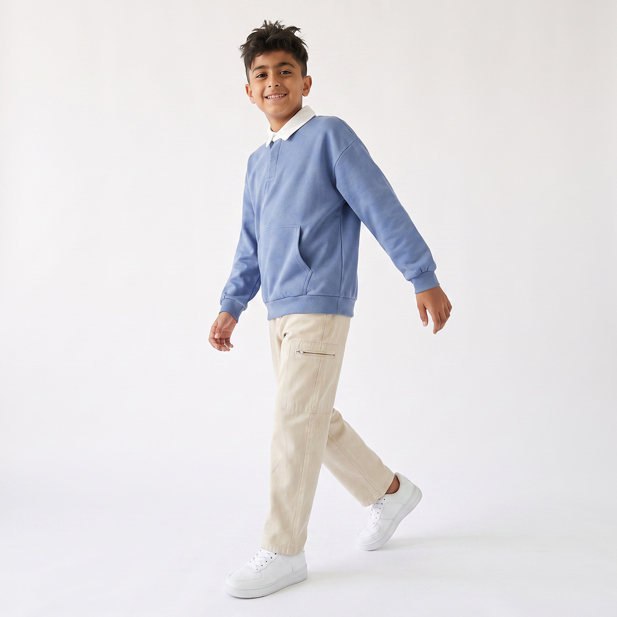 سويت شيرت بياقة وأكمام طويلة من جونيورز-boys-clothing-winterwear-sweatshirts-image-5
