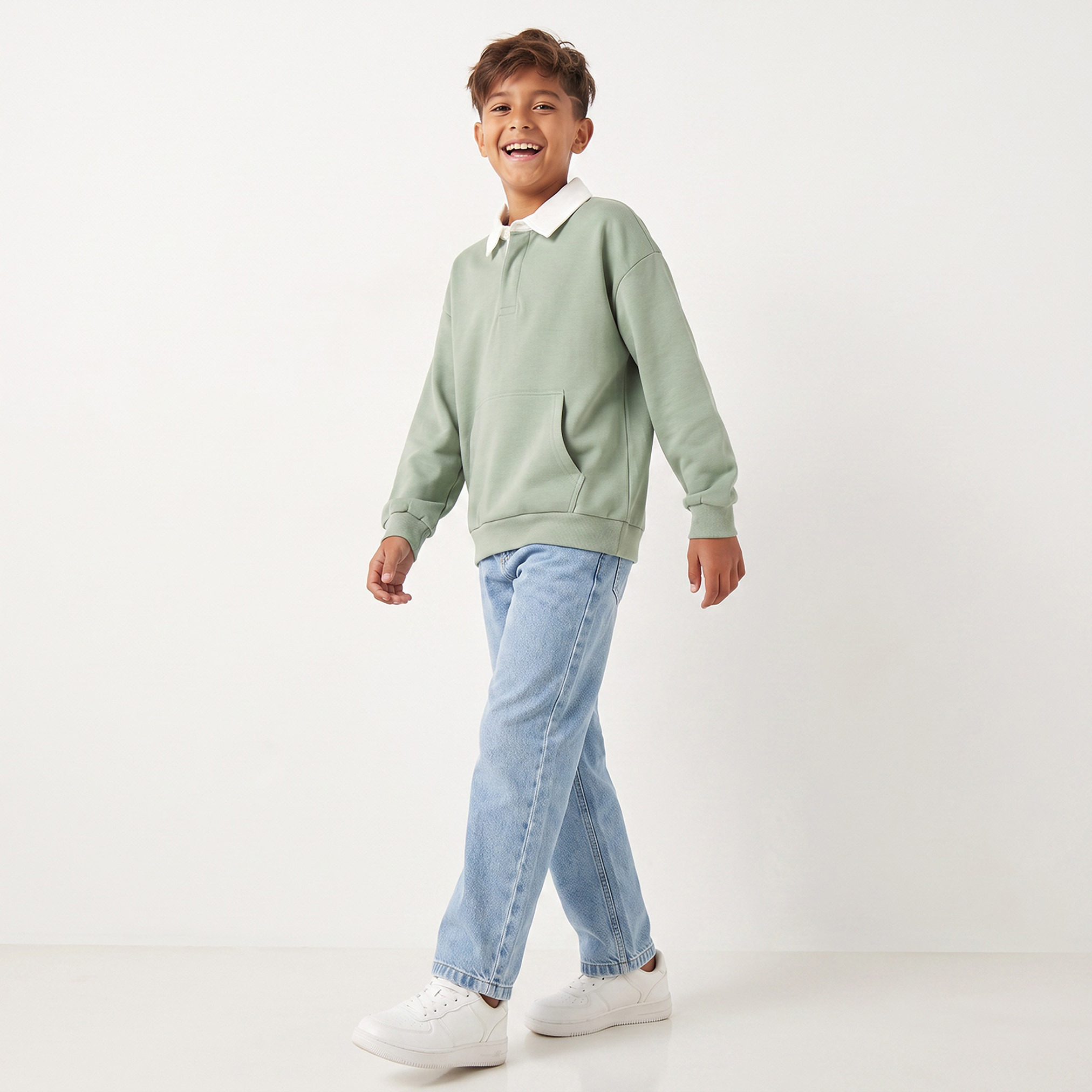 سويت شيرت بياقة وأكمام طويلة من جونيورز-boys-clothing-winterwear-sweatshirts-image-5