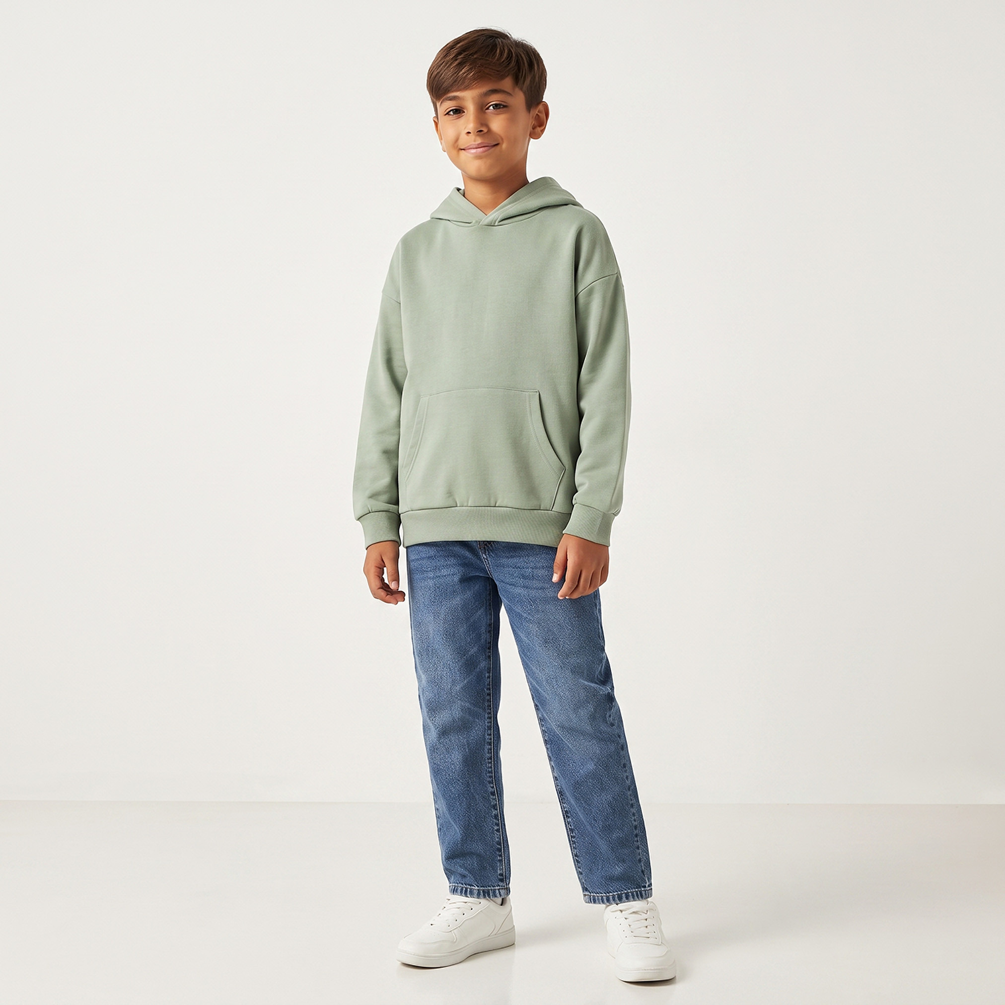 سويت شيرت بغطاء رأس وأكمام طويلة من جونيورز-boys-clothing-winterwear-sweatshirts-image-2