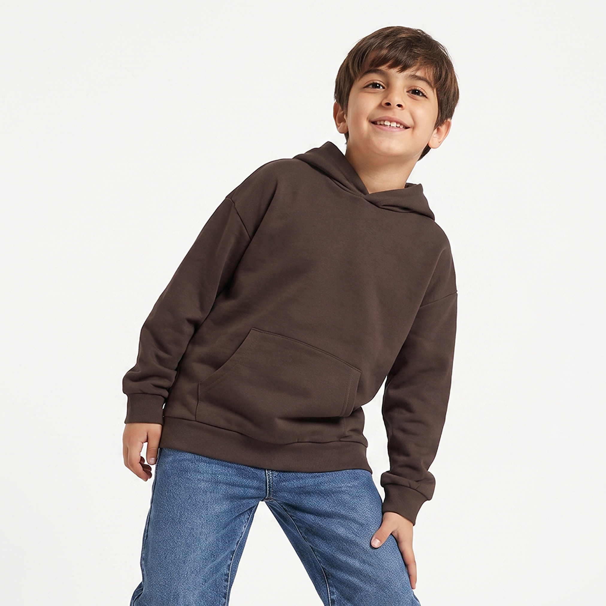 سويت شيرت بغطاء رأس وأكمام طويلة من جونيورز-boys-clothing-winterwear-sweatshirts-image-1