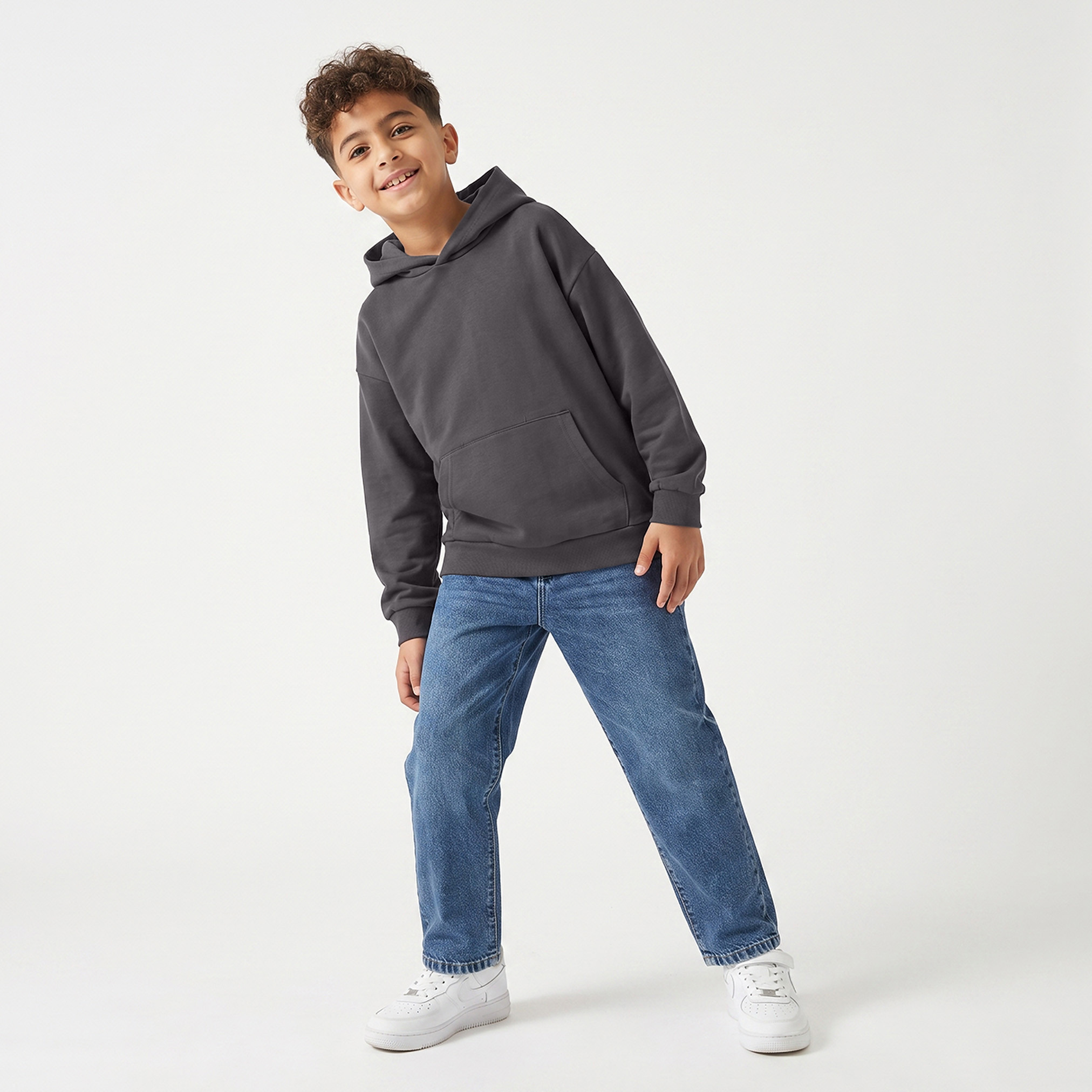 سويت شيرت بغطاء رأس وأكمام طويلة من جونيورز-boys-clothing-winterwear-sweatshirts-image-2