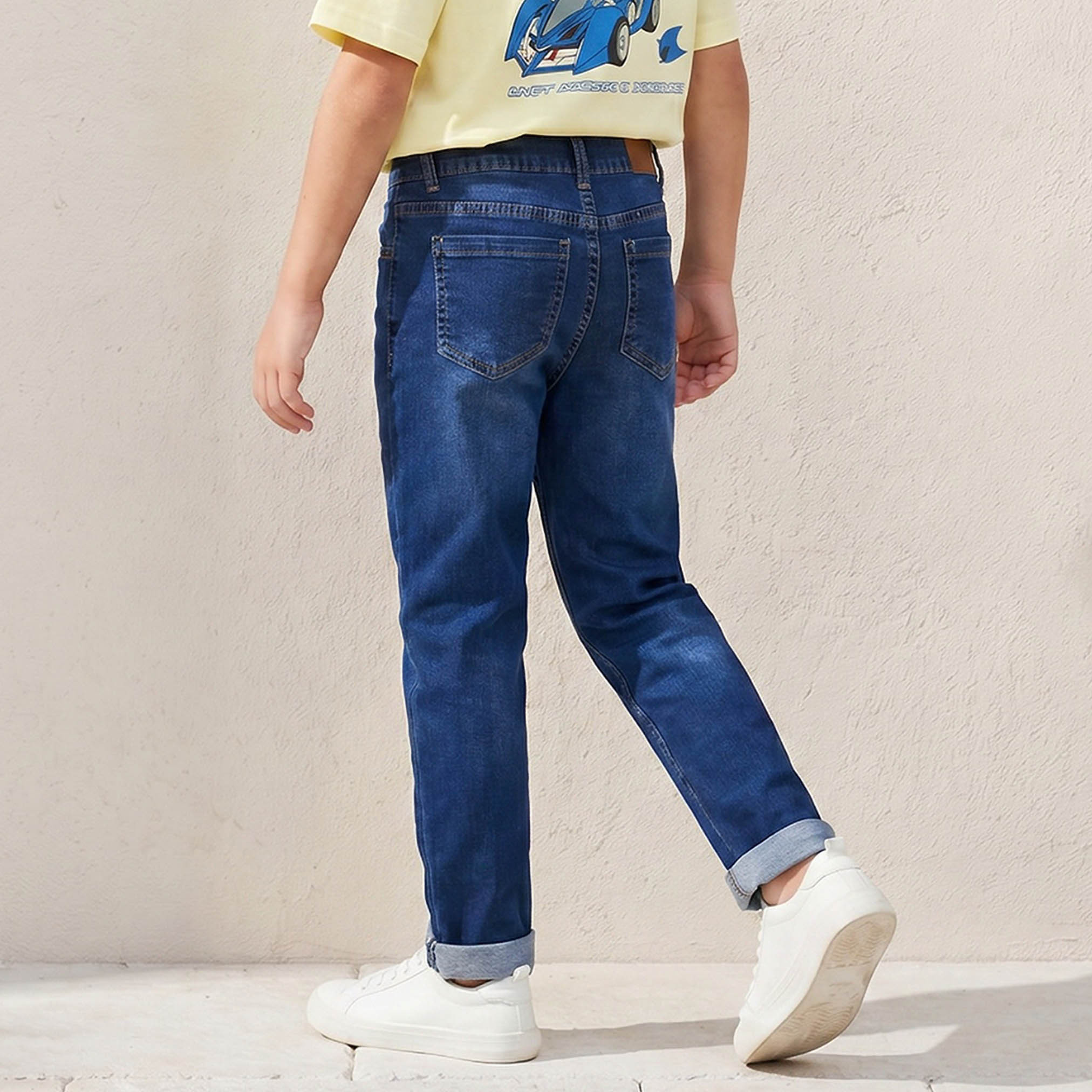 Juniors Jeans with Turn-Up Hem-boys-clothing-bottoms-jeans-image-3