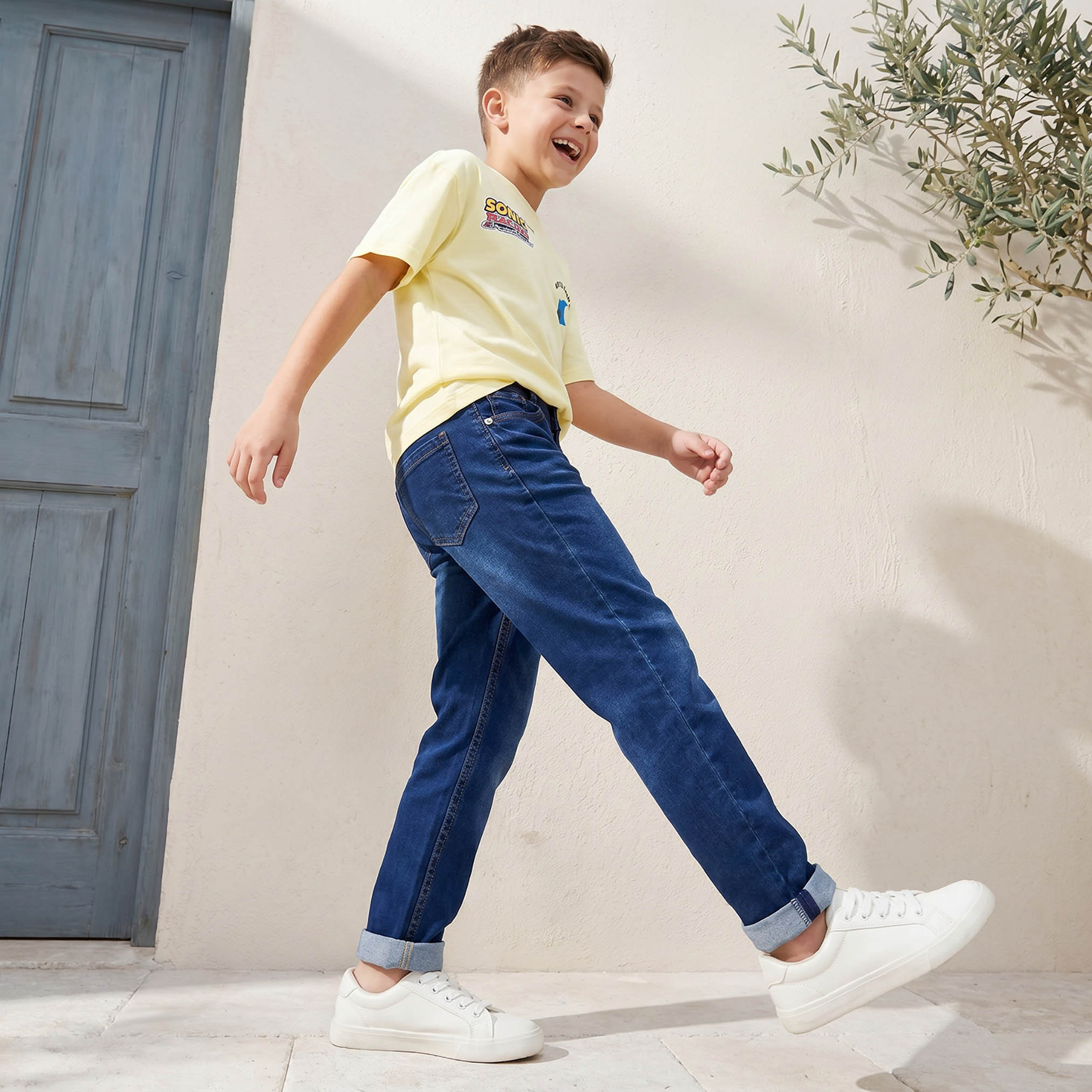 Juniors Jeans with Turn-Up Hem-boys-clothing-bottoms-jeans-image-5