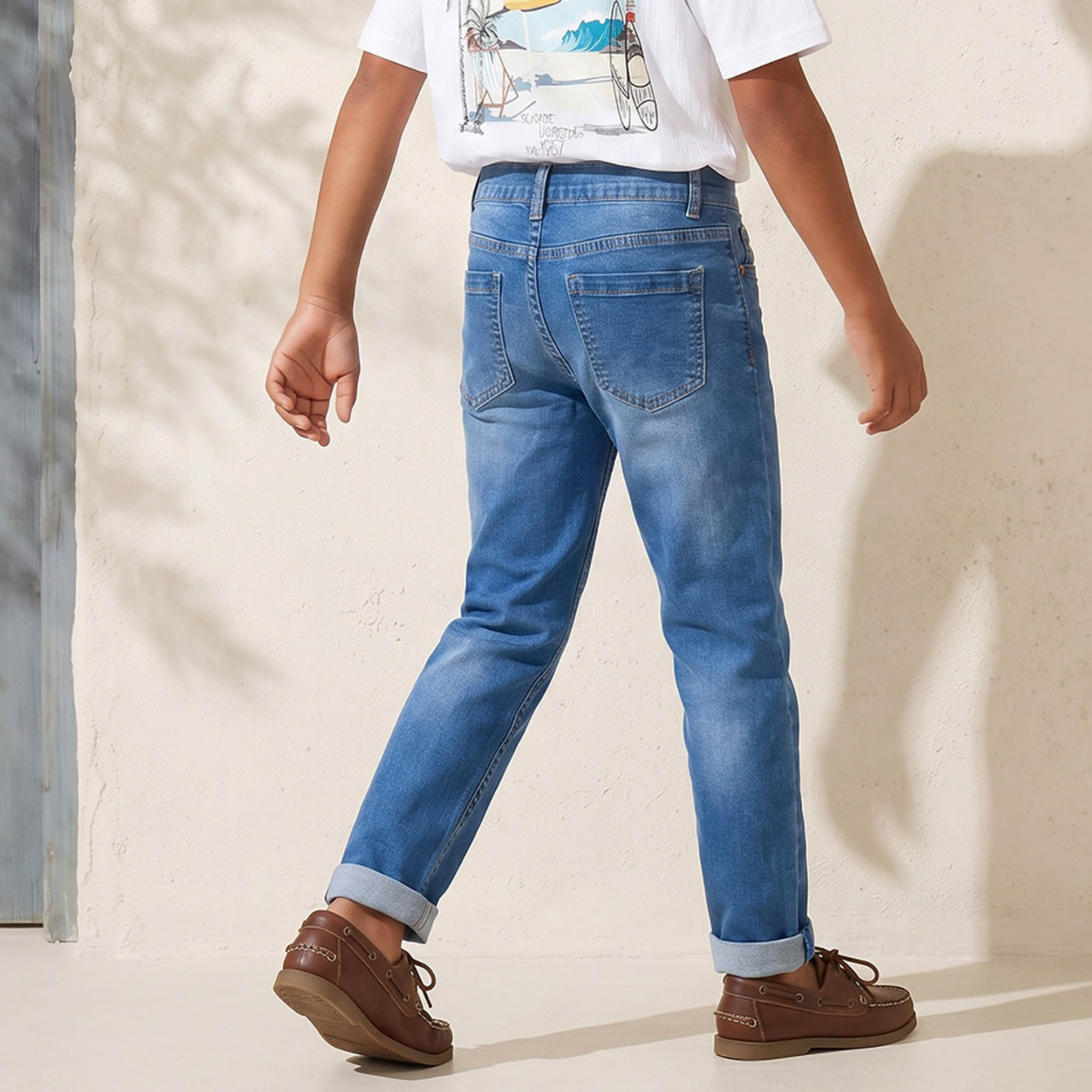 Juniors Jeans with Turn-Up Hem-boys-clothing-bottoms-jeans-image-3