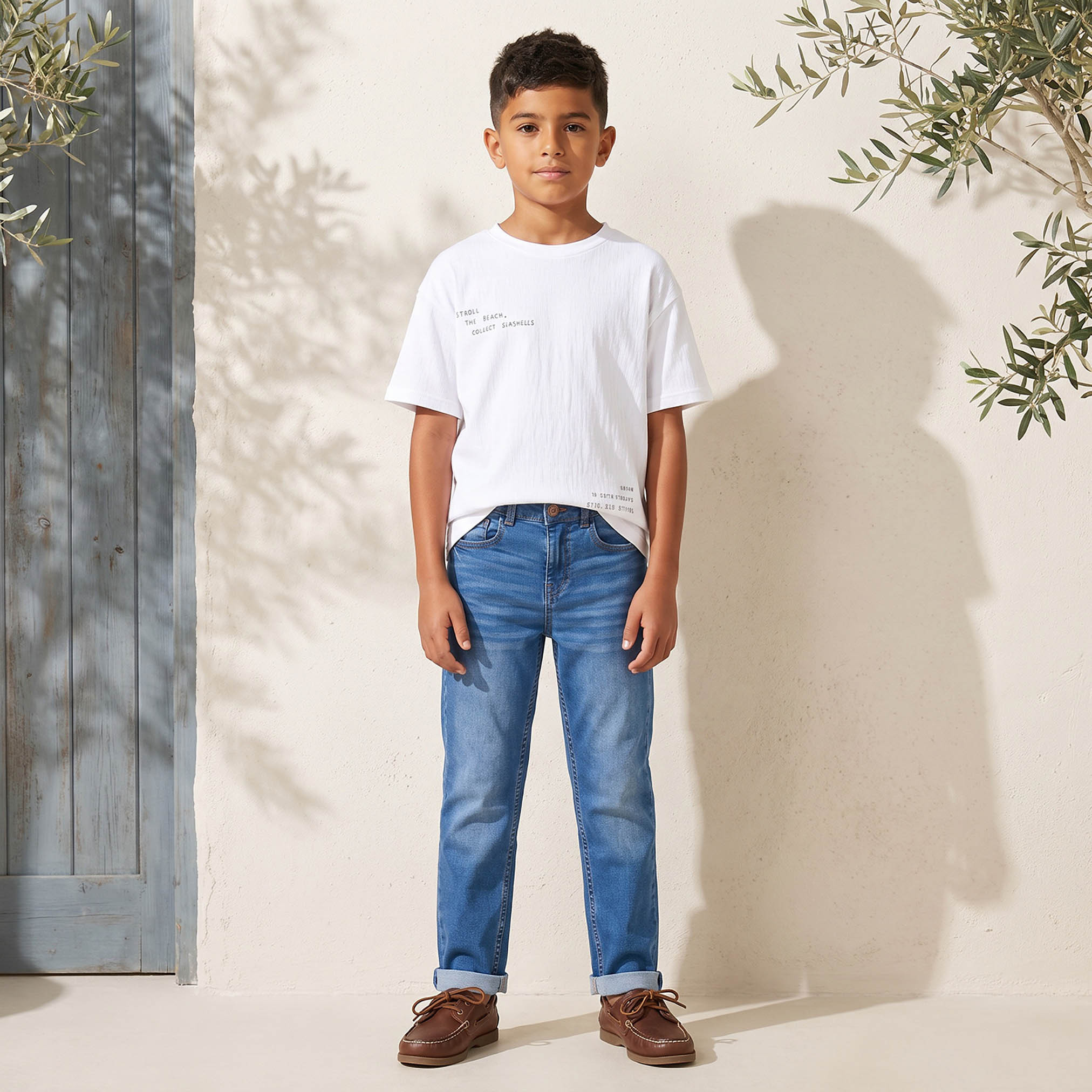 Juniors Jeans with Turn-Up Hem-boys-clothing-bottoms-jeans-image-5