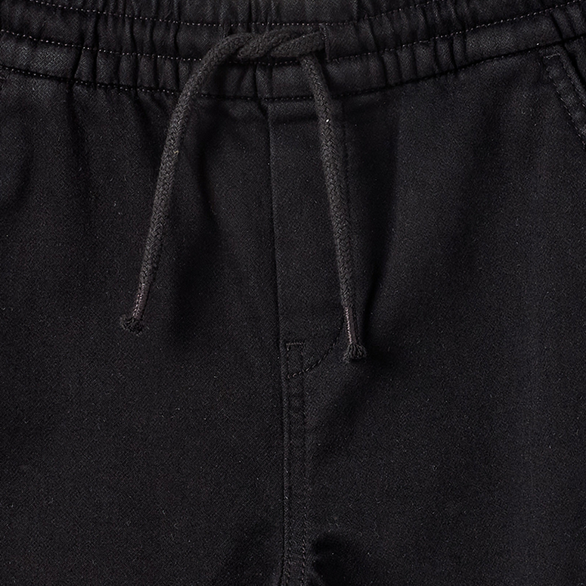 Juniors Trousers with Flap Pockets, Elasticated Drawstring Waist-boys-clothing-bottoms-trousers-image-4