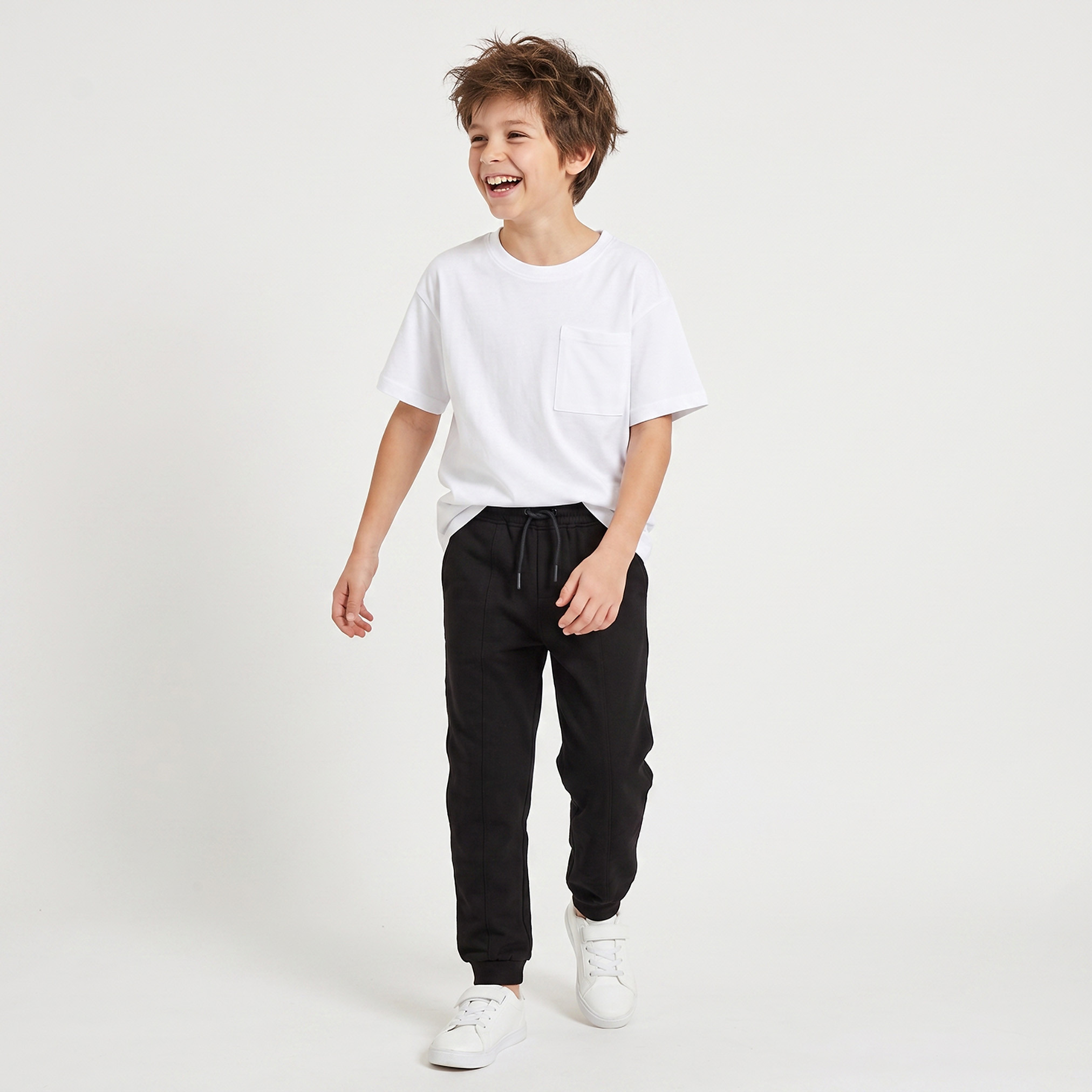 بنطلون رياضي برباط مطاطي وجيوب من جونيورز-boys-clothing-bottoms-joggersandtrackpants-image-3