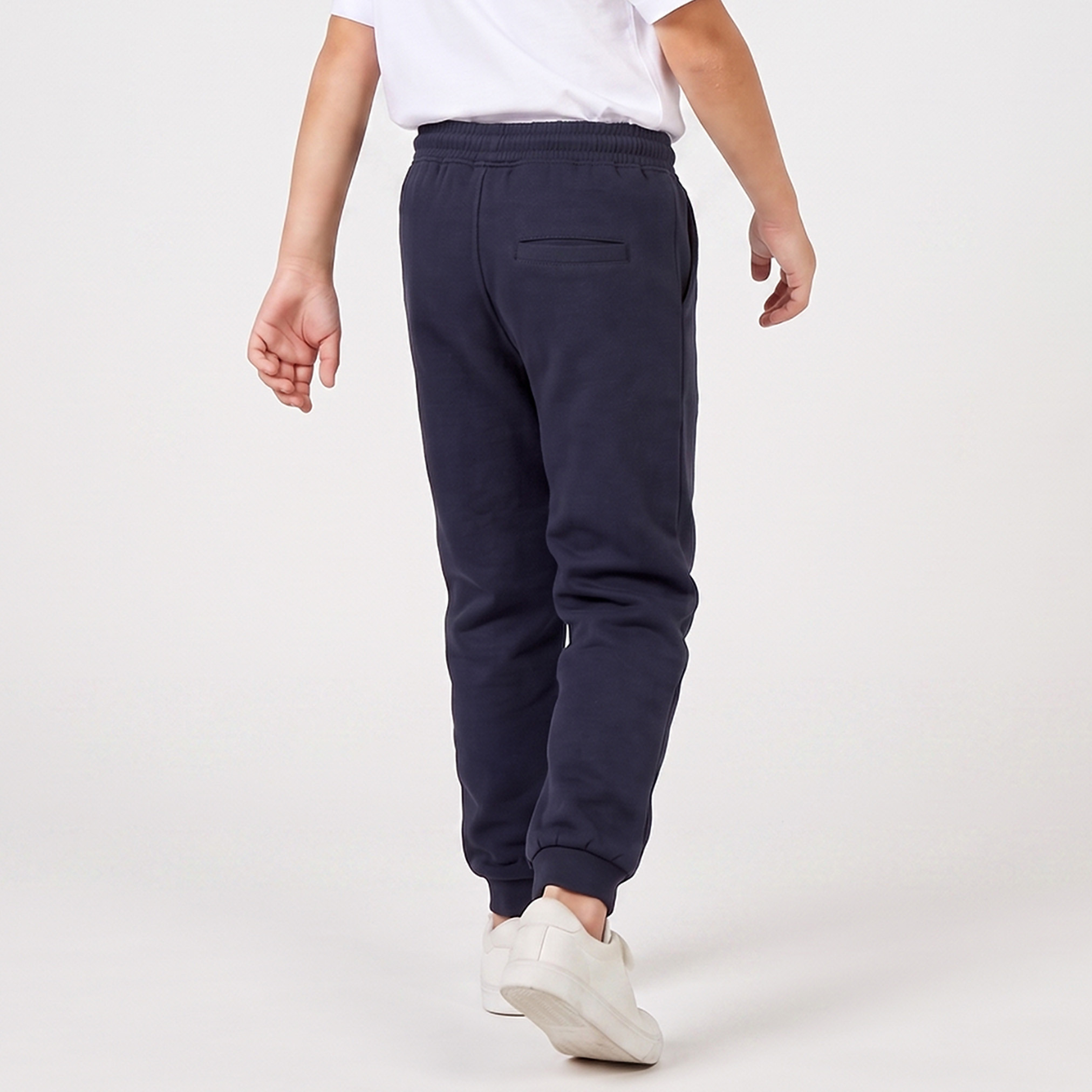 Juniors Elasticated Drawstring Joggers with Pockets-boys-clothing-bottoms-joggersandtrackpants-image-2