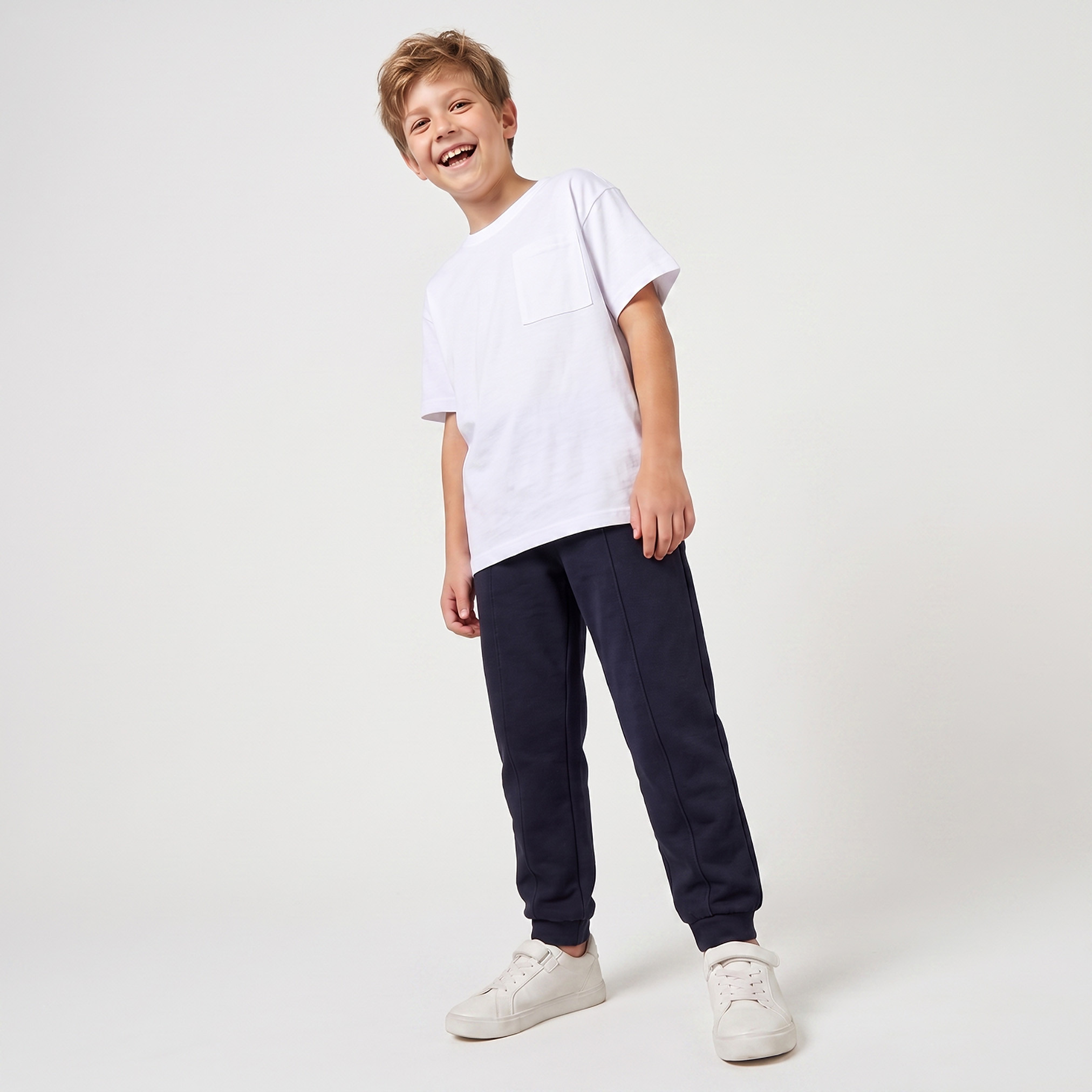 Juniors Elasticated Drawstring Joggers with Pockets-boys-clothing-bottoms-joggersandtrackpants-image-4