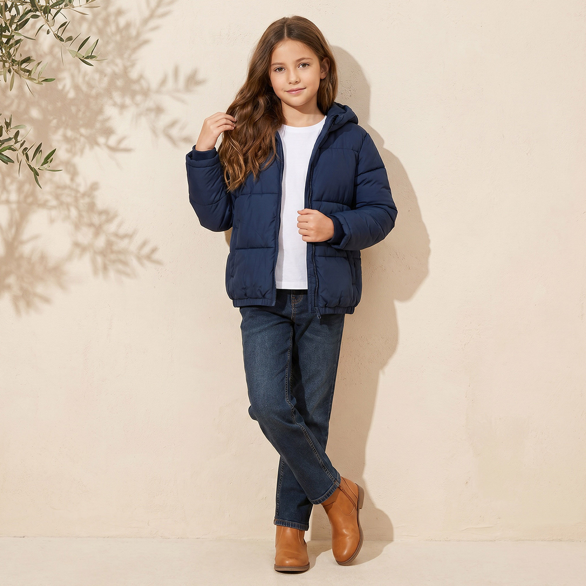 جاكيت منفوخ مبطن بقبعة وسحاب إغلاق من جونيورز-boys-clothing-jacketsandcoats-image-5