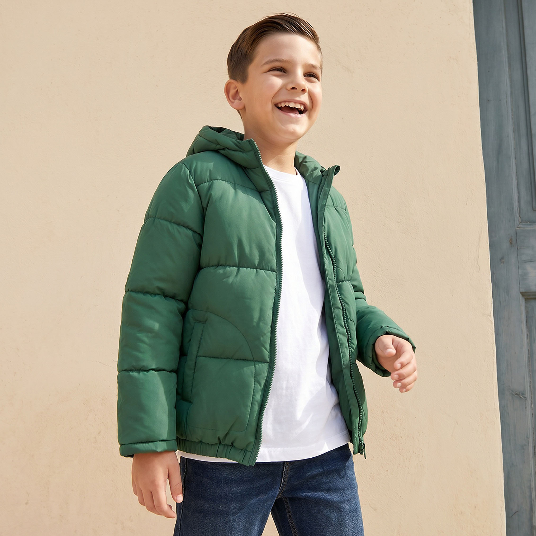 جاكيت منفوخ مبطن بقبعة وسحاب إغلاق من جونيورز-boys-clothing-jacketsandcoats-image-5