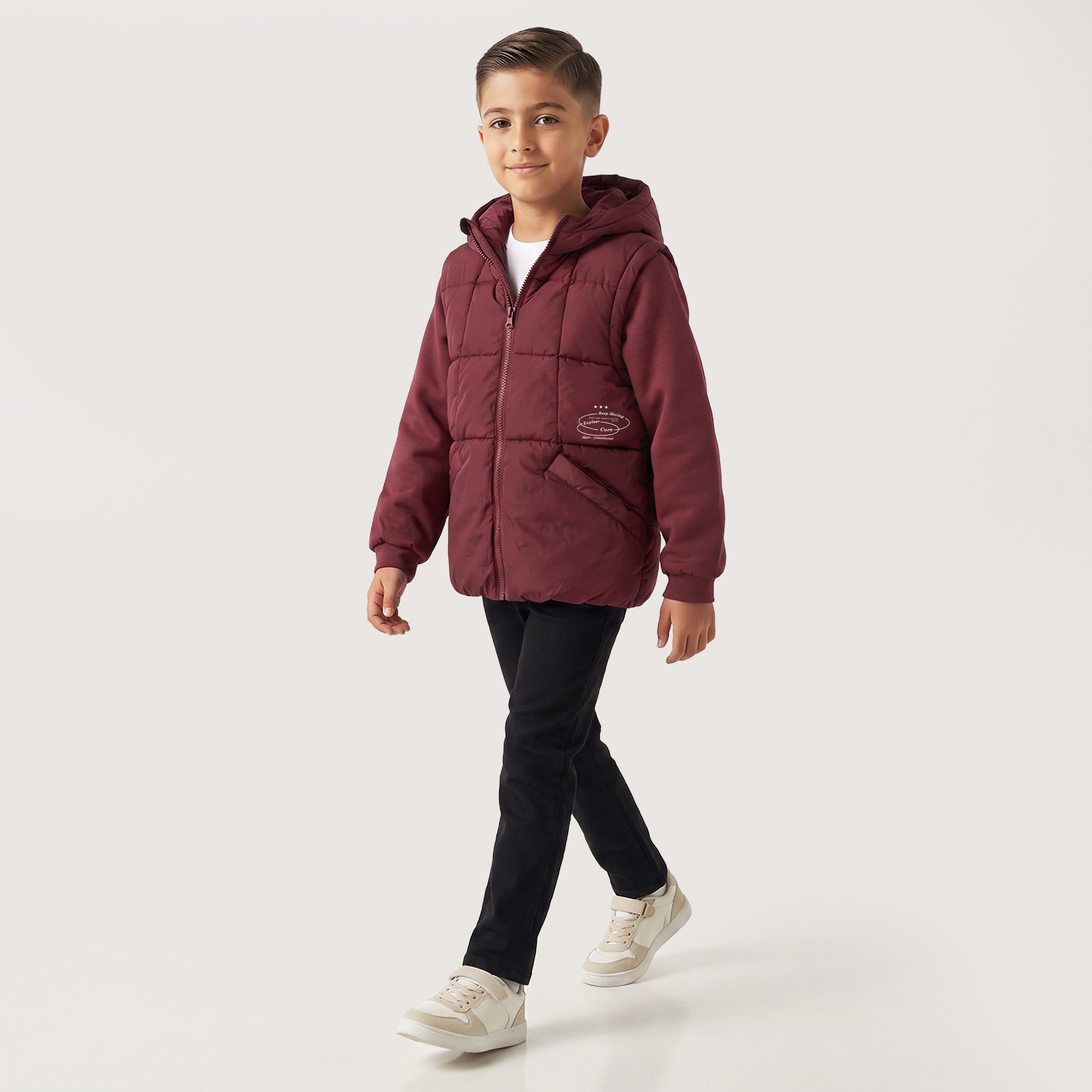 جاكيت مبطن بغطاء رأس وجيوب من جونيورز-boys-clothing-jacketsandcoats-image-2