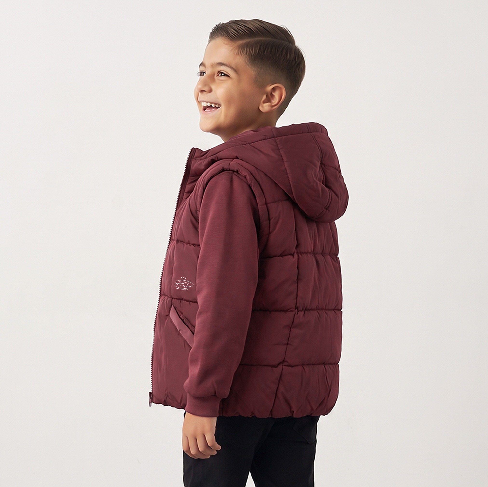 جاكيت مبطن بغطاء رأس وجيوب من جونيورز-boys-clothing-jacketsandcoats-image-3