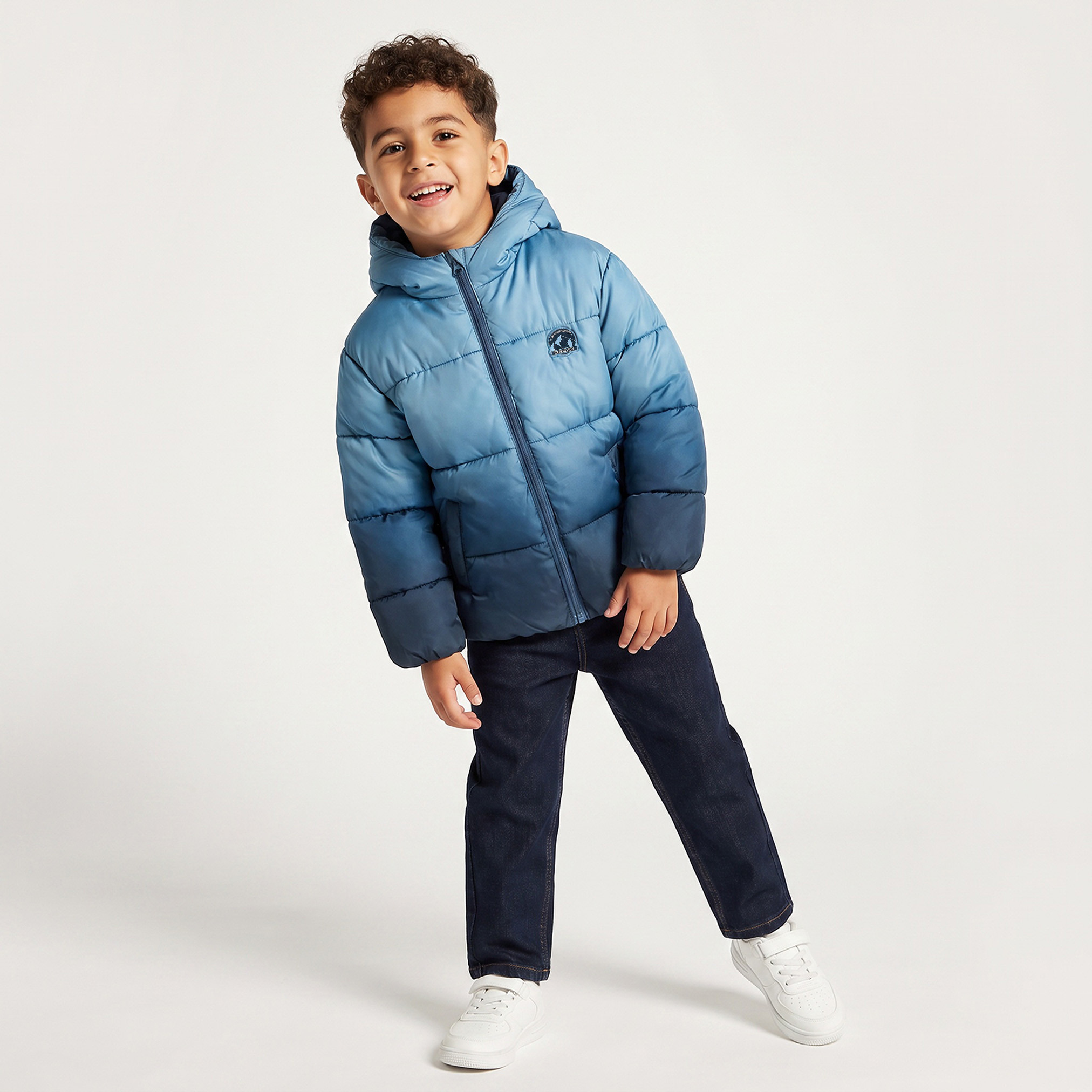 Juniors Ombre Puffer Jacket with Zip Closure-boys-clothing-jacketsandcoats-image-2