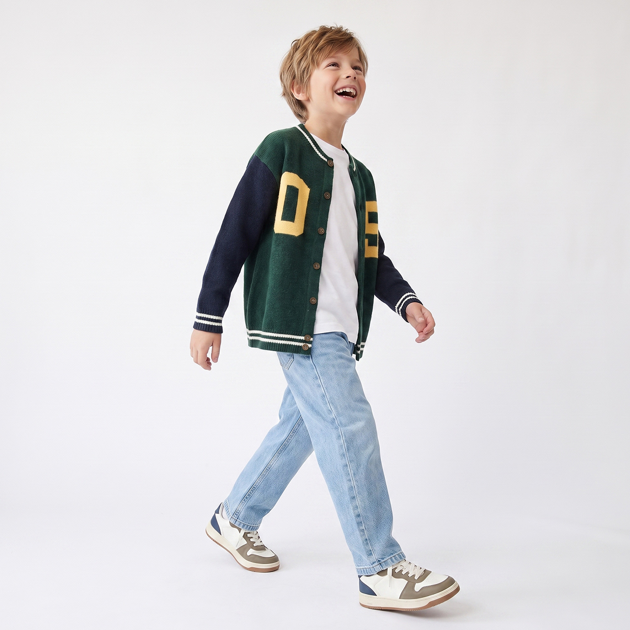 Juniors Varsity Print Cardigan with Button Closure-boys-clothing-jumpersandcardigans-image-2