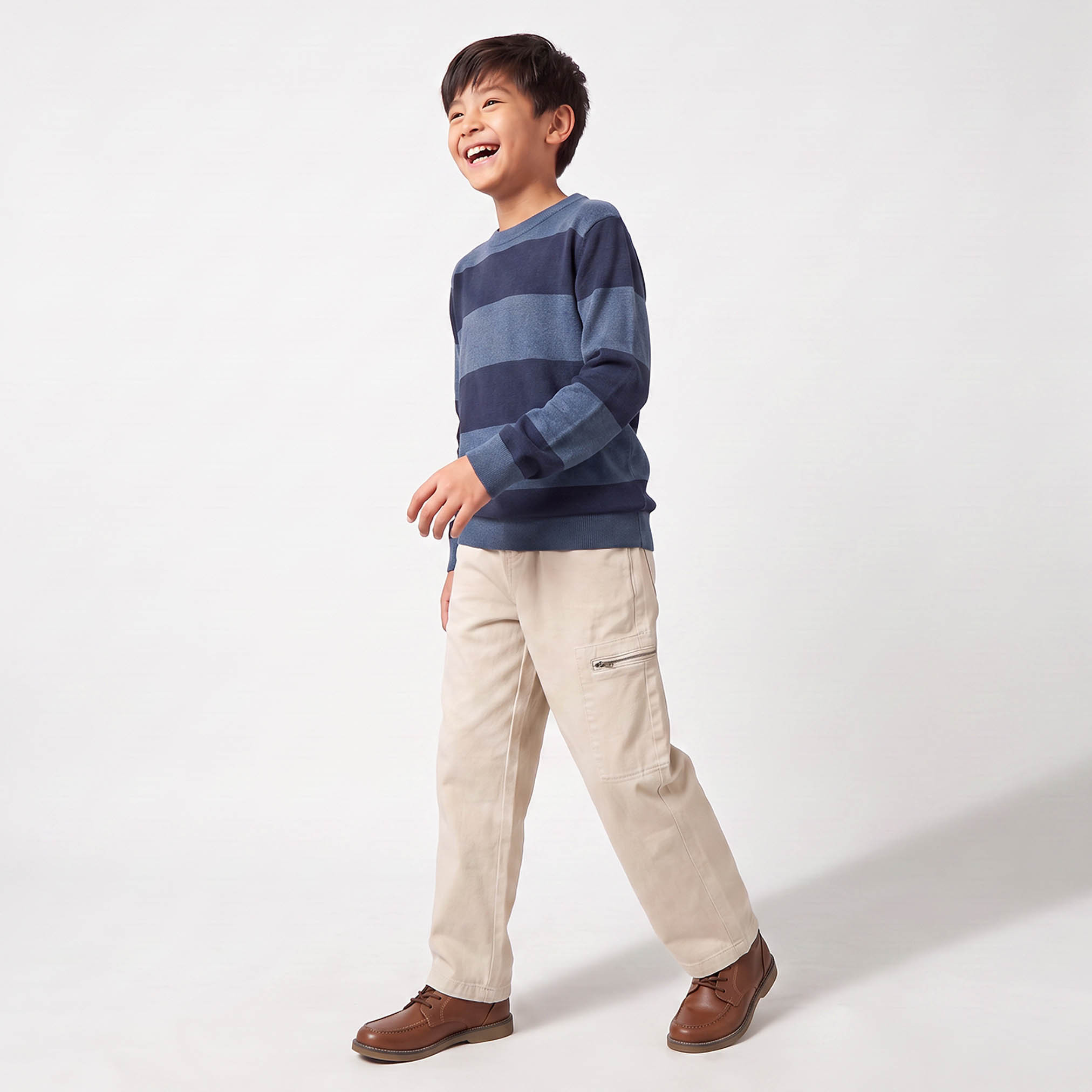 Juniors Striped Sweater with Long Sleeves-boys-clothing-jumpersandcardigans-image-5