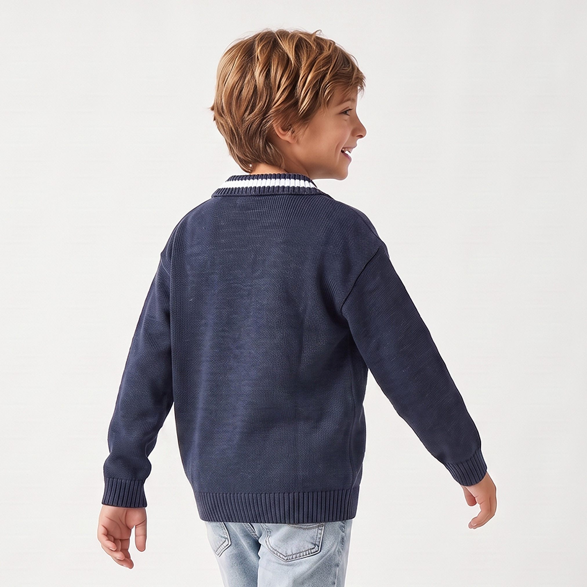 كنزة بطبعات لندن وأكمام طويلة من جونيورز-boys-clothing-jumpersandcardigans-image-2