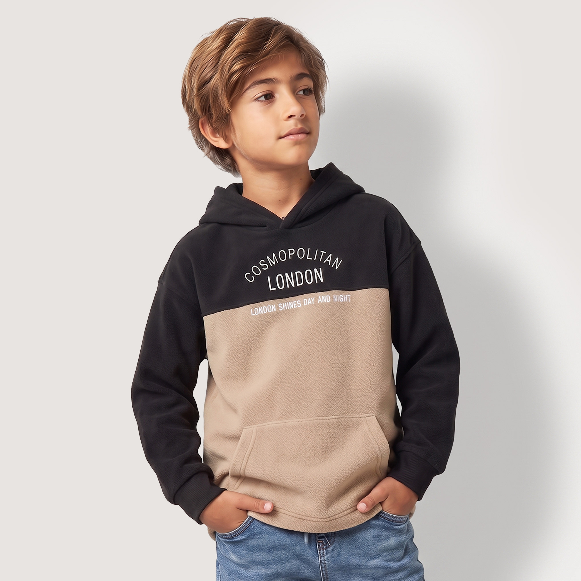 سويت شيرت بأكمام طويلة وألواح من جونيورز-boys-clothing-winterwear-sweatshirts-image-1