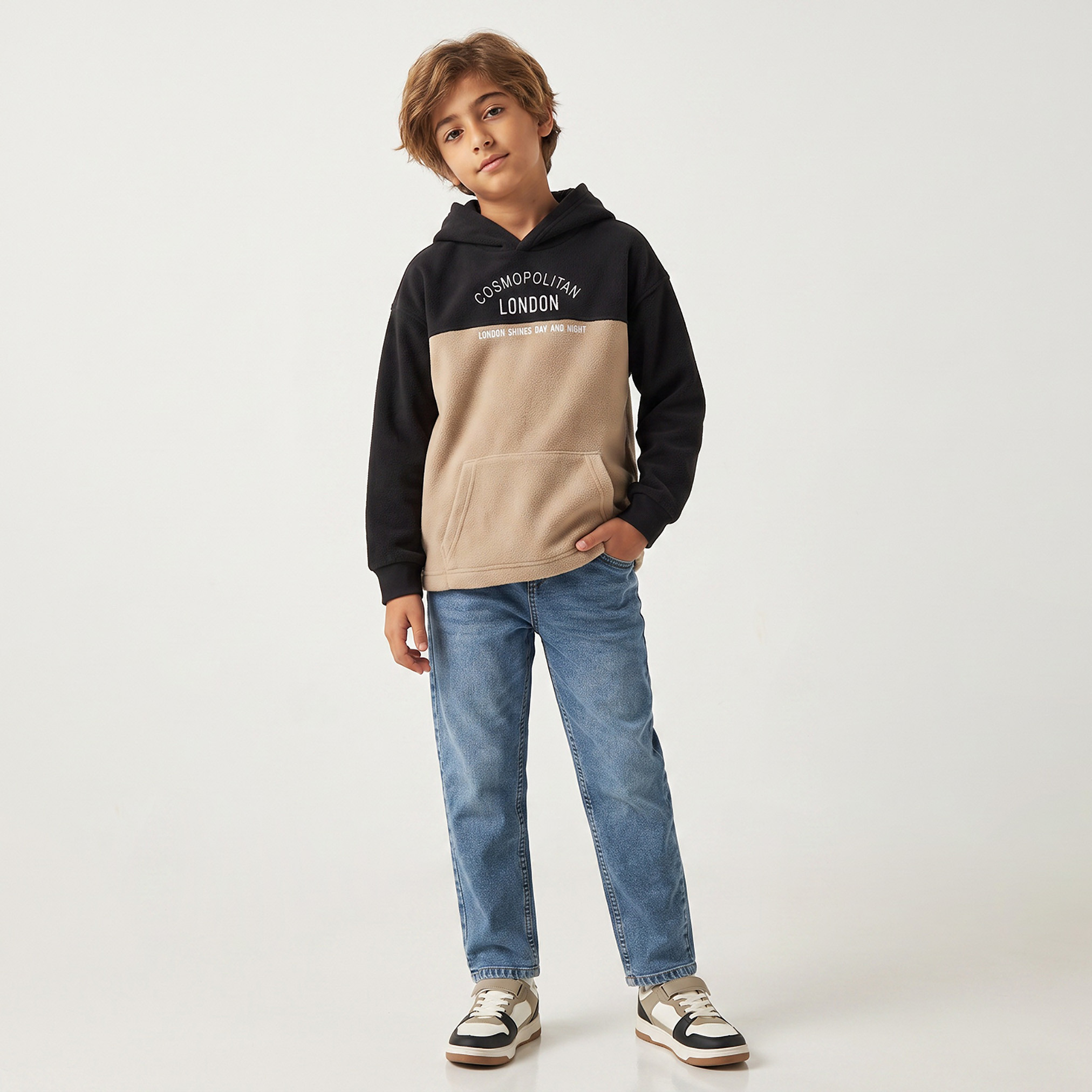 سويت شيرت بأكمام طويلة وألواح من جونيورز-boys-clothing-winterwear-sweatshirts-image-2