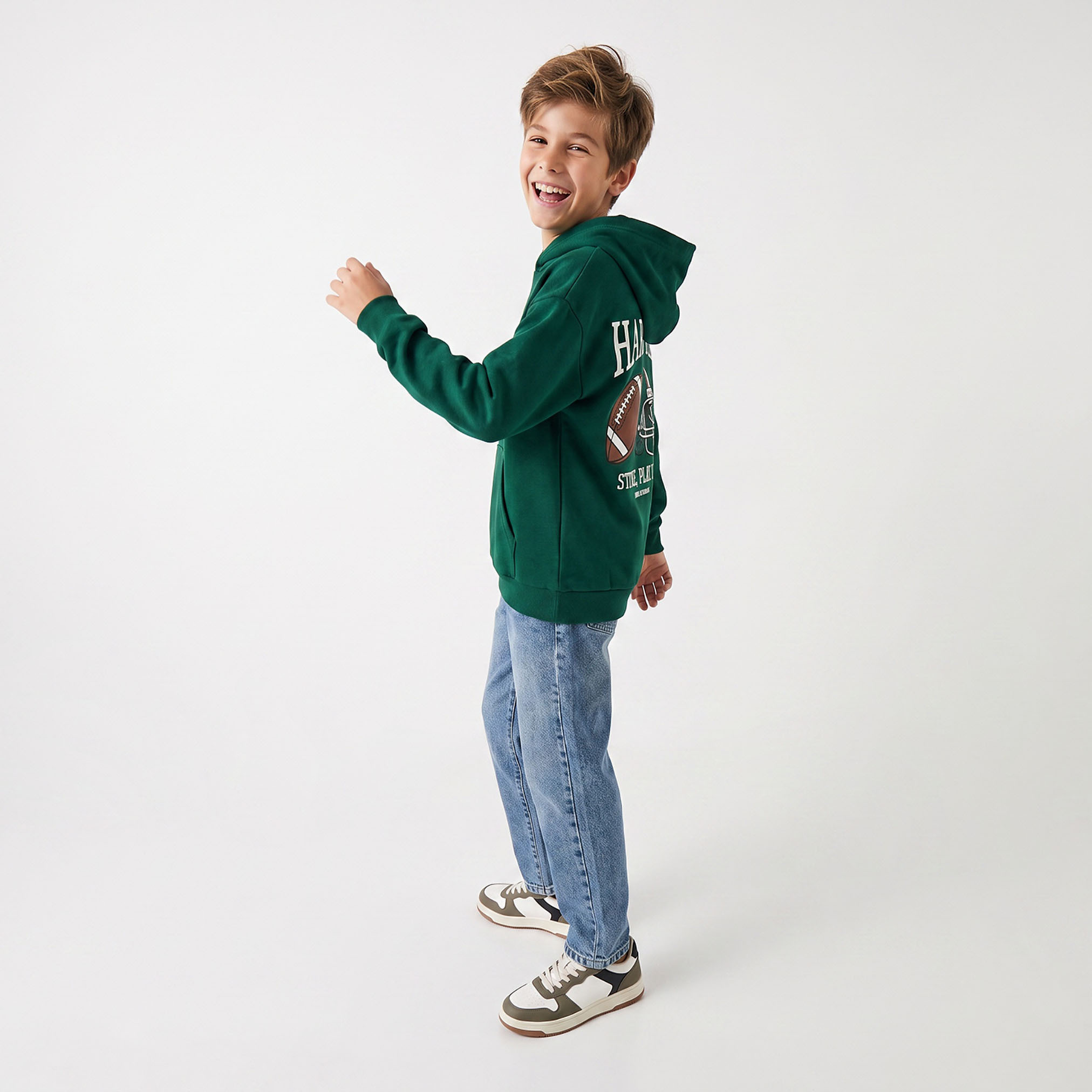 سويت شيرت بأكمام طويلة بطبعات كرة القدم الأمريكية من جونيور-boys-clothing-winterwear-sweatshirts-image-5