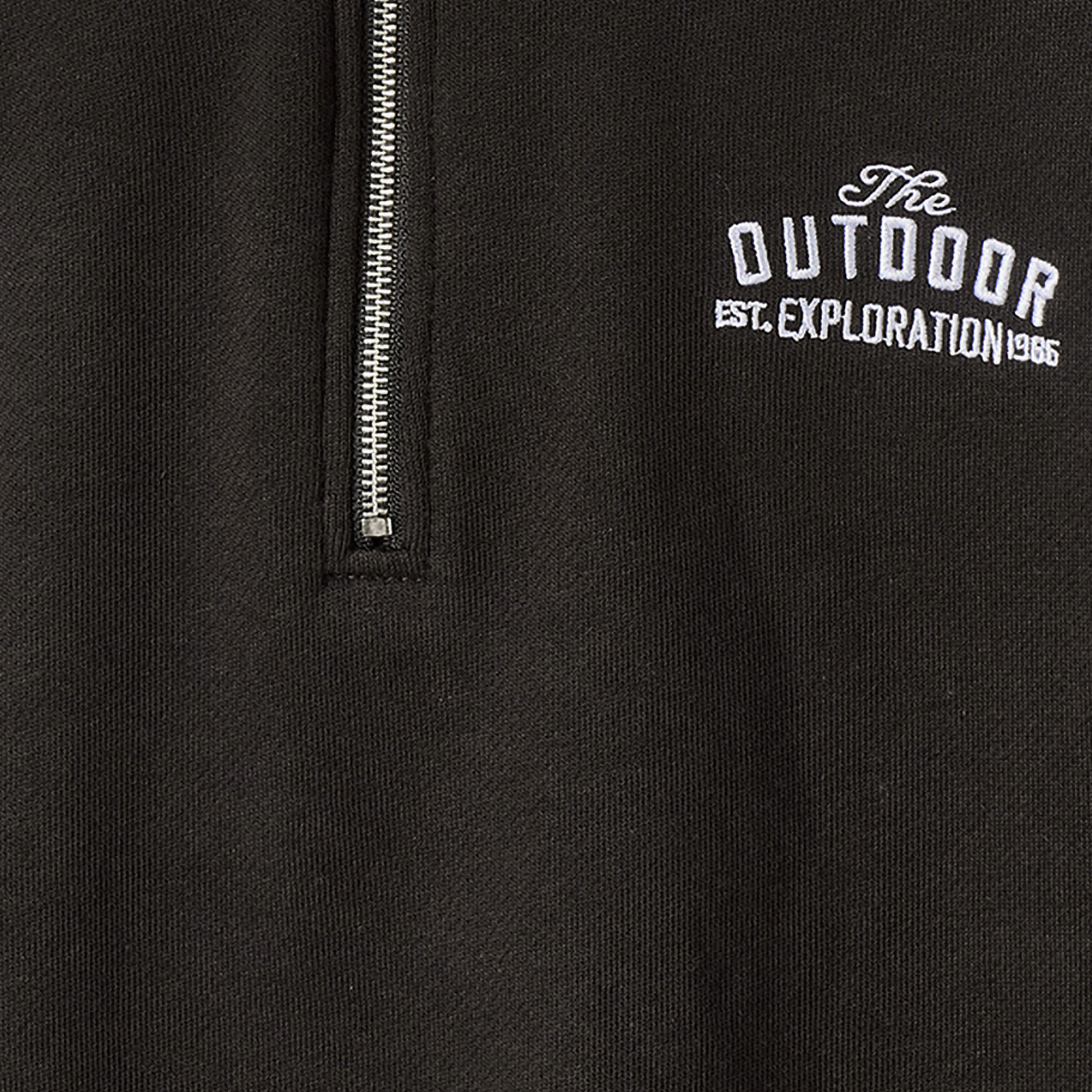 Juniors Embroidered Sweatshirt with Long Sleeves-boys-clothing-winterwear-sweatshirts-image-4