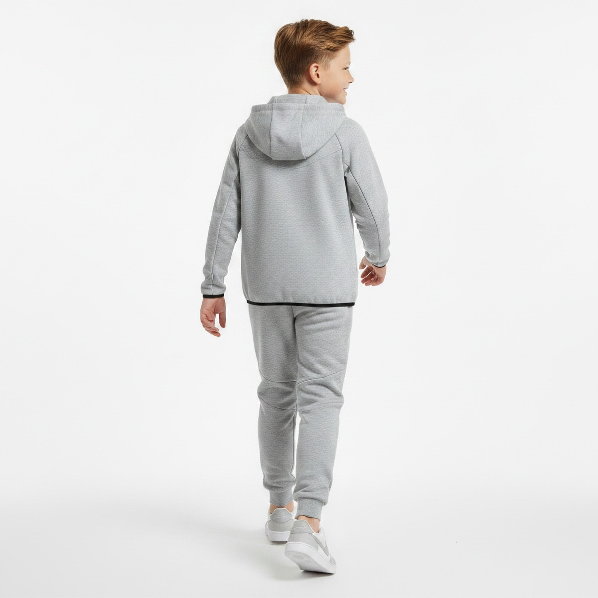 Juniors Hooded Neck Long Sleeves Jacket and Joggers Set with Zip Closure-boys-clothing-setsandcoords-image-3