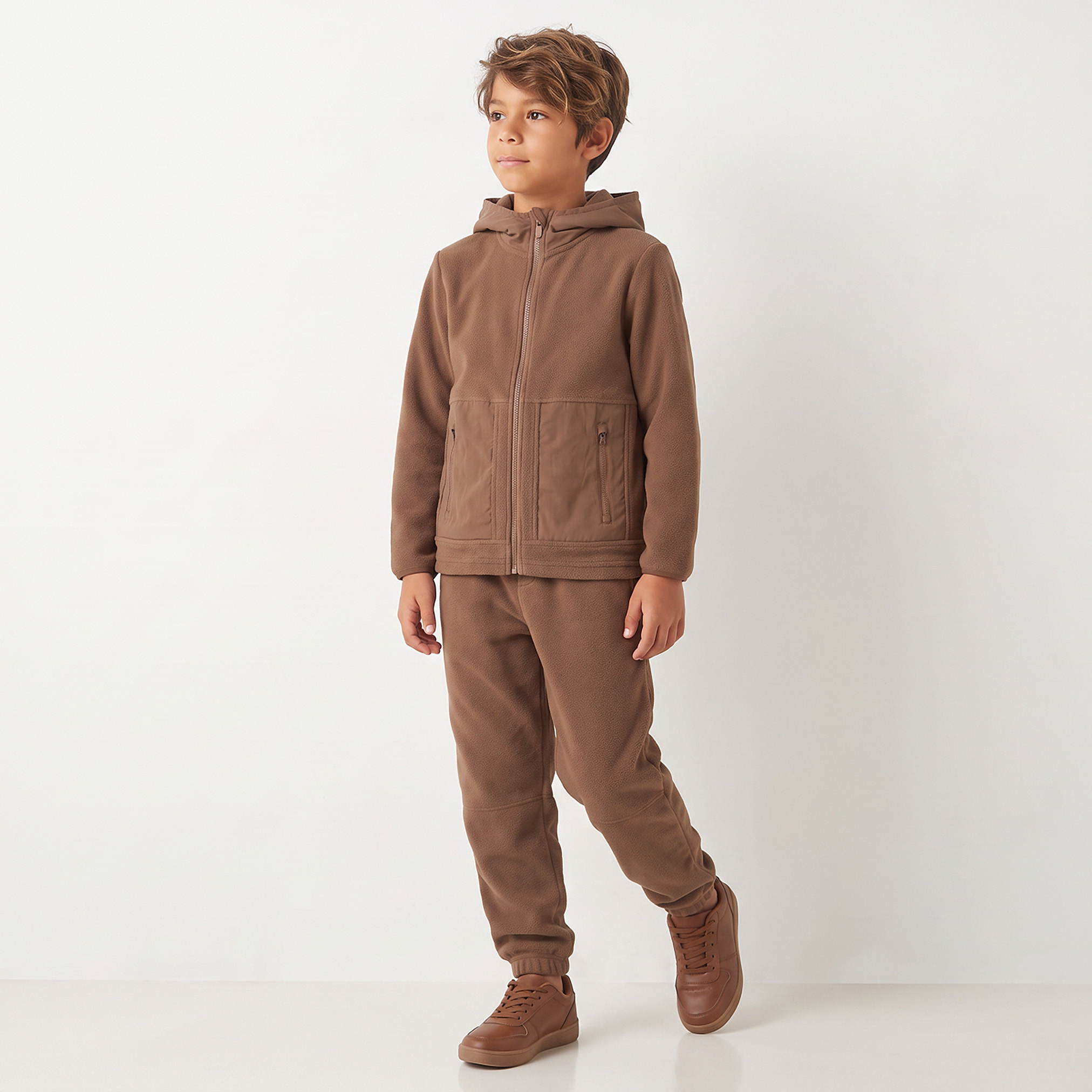 Juniors Long Sleeves Zip Through Hoodie and Joggers Set with Pocket-boys-clothing-setsandcoords-image-7