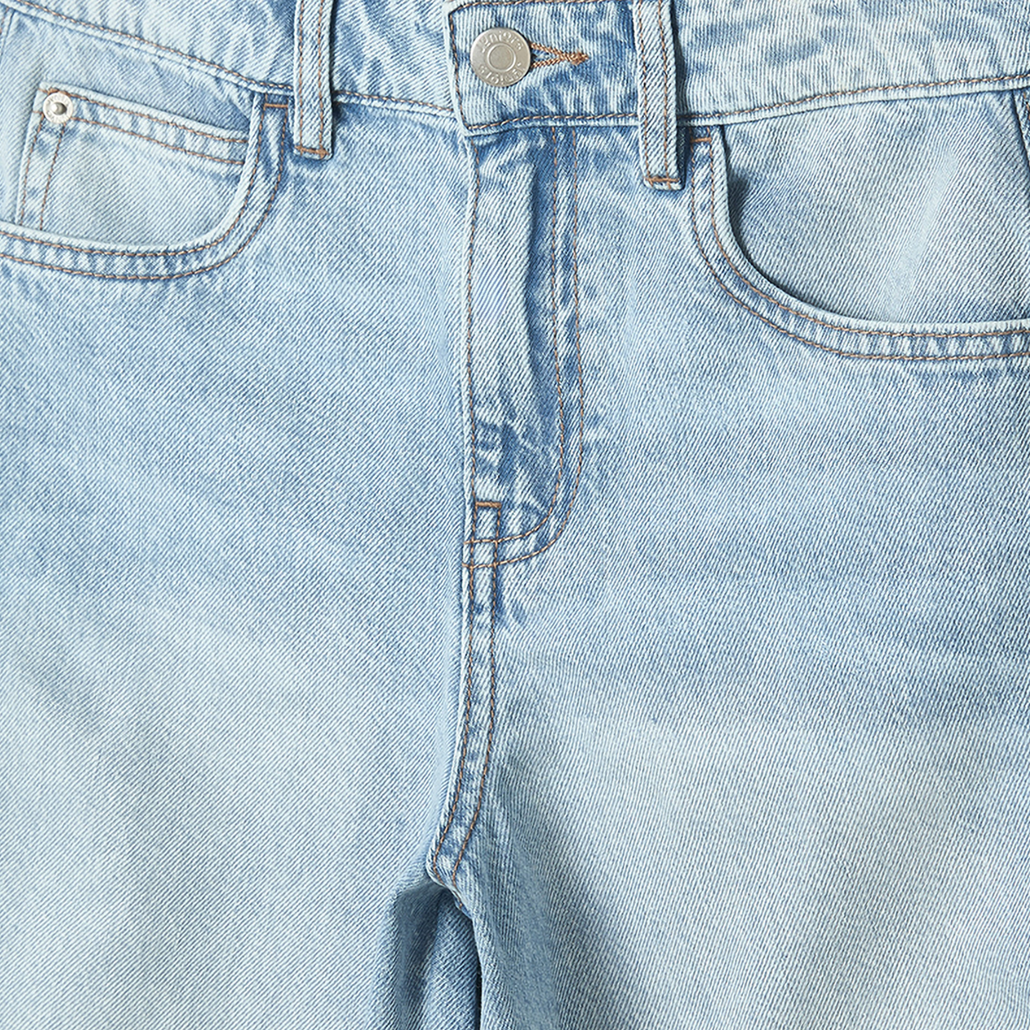 بنطلون جينز مغسول مع جيب من جونيورز-boys-clothing-bottoms-jeans-image-4