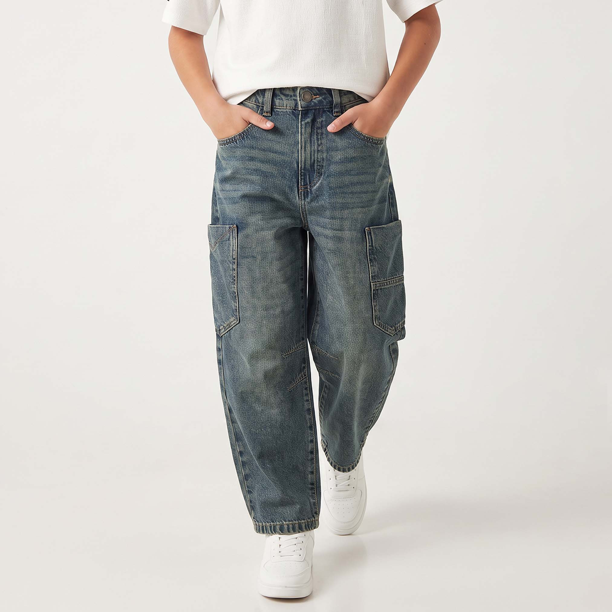 بنطلون جينز بجيوب من جونيورز-boys-clothing-bottoms-jeans-image-1